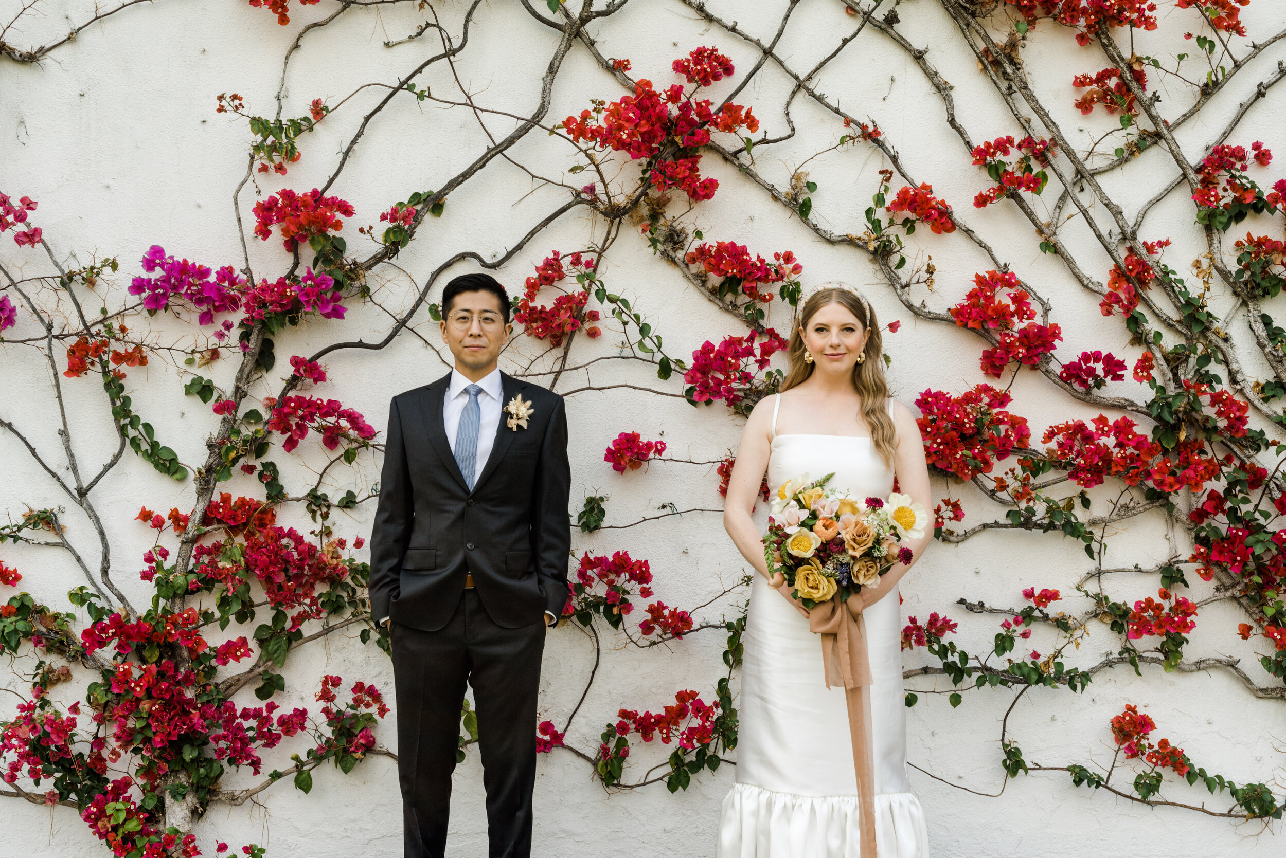 A bright and sunny Hollywood wedding