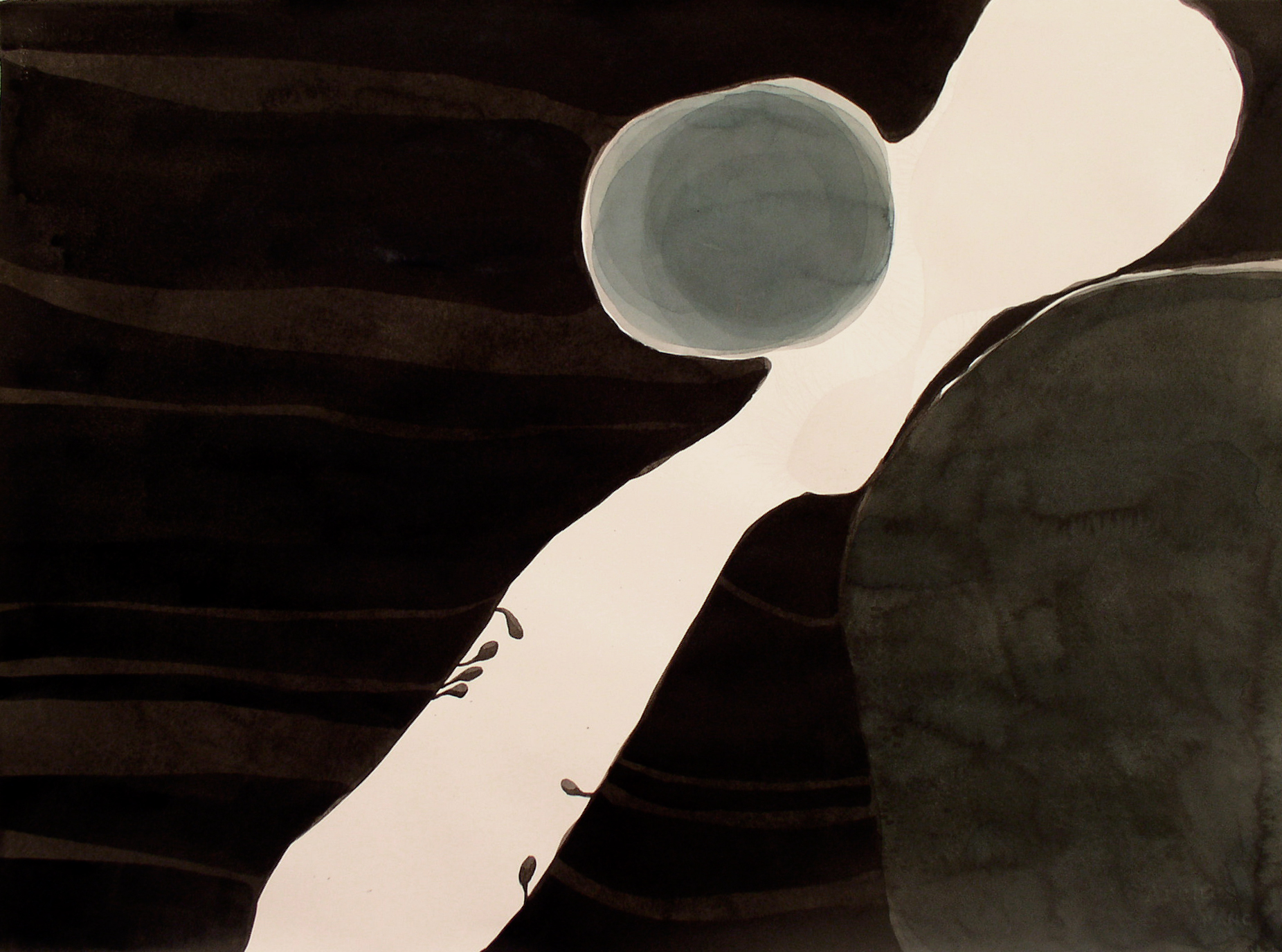 Abbey Ryan, Untitled, 2007, ink on paper.