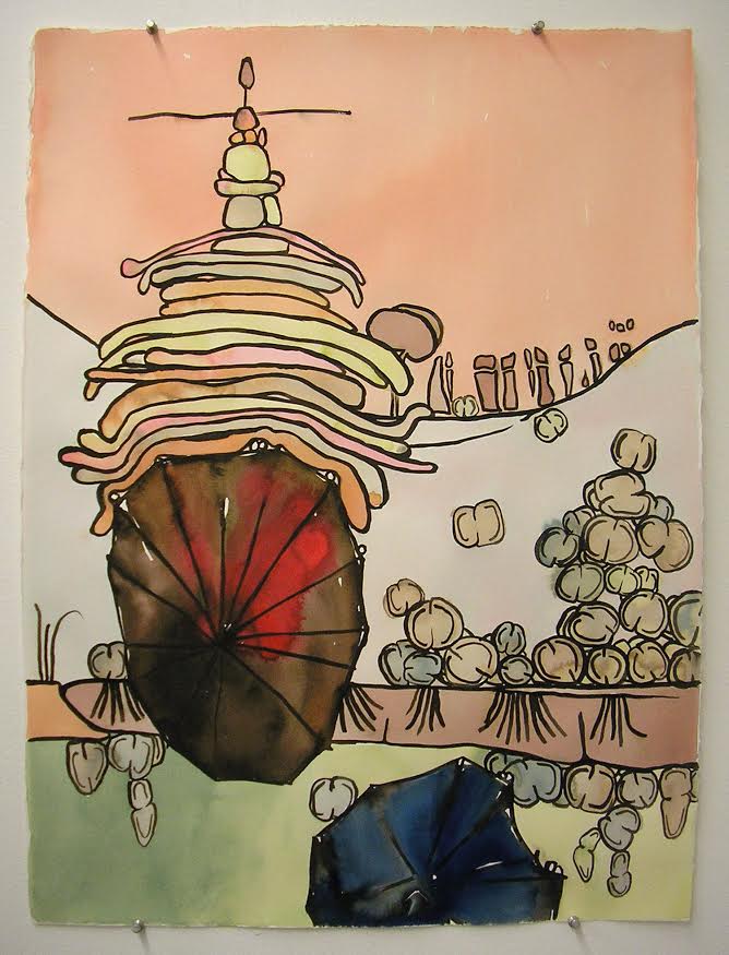 Abbey Ryan, Untitled, 2006, ink on paper.