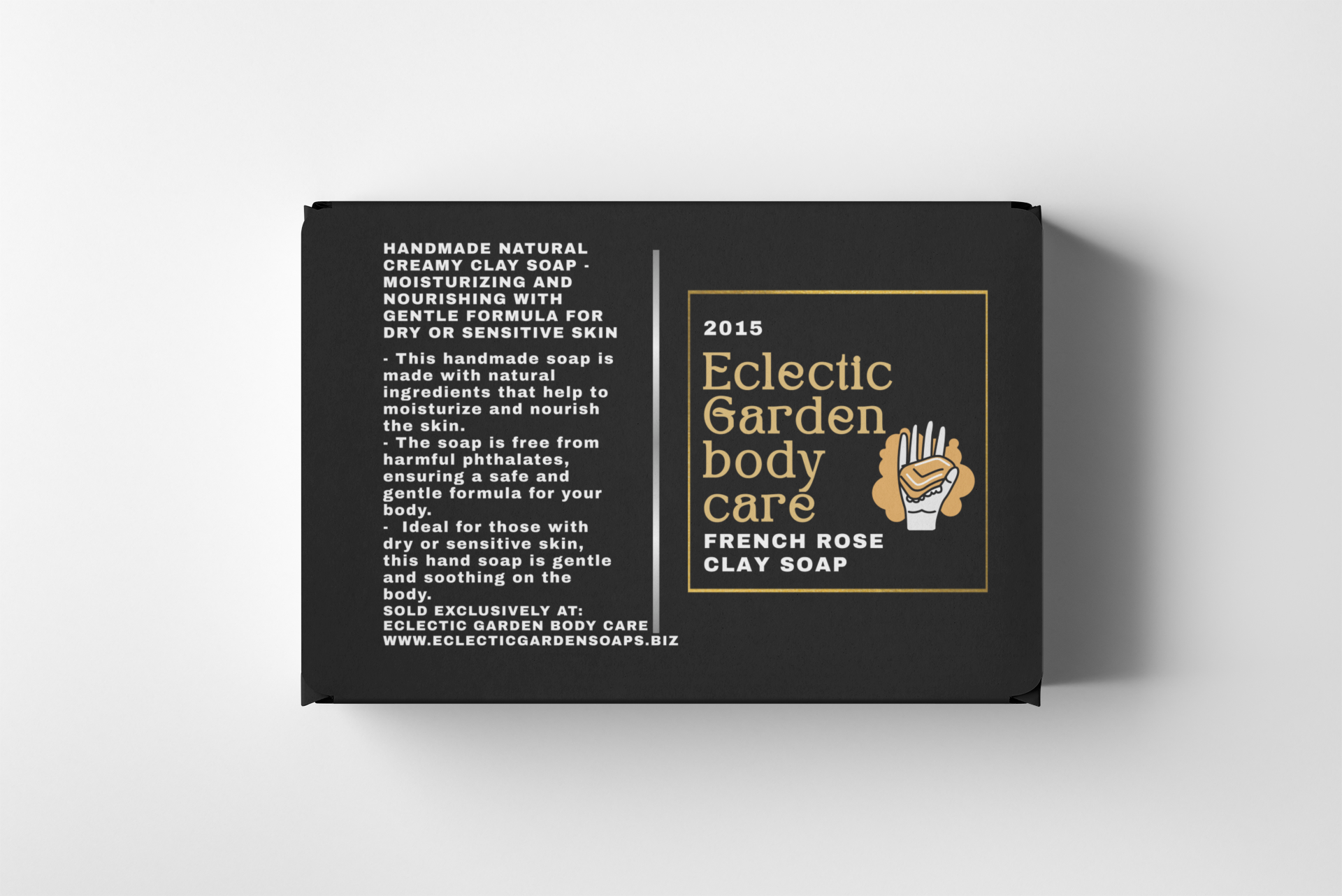 Eclectic Garden Rose Kaolin Clay Toxin-Free Luxury Soap - Shea Butter, Olive Oil, Coconut Oil, Fun and Eco-Friendly (Copy) (Copy)