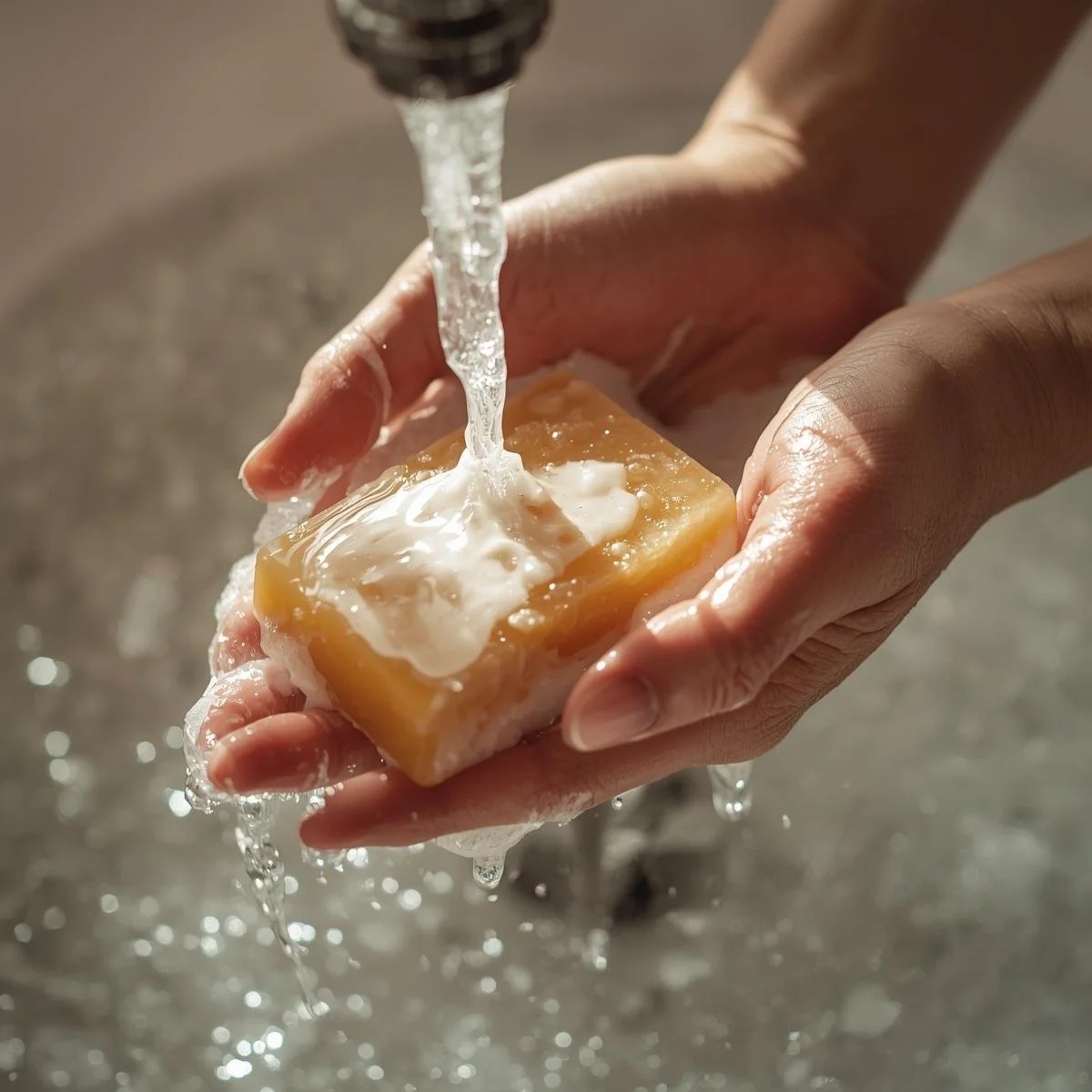 WASHING HANDS WITH HANDMADE HONEY SOAP BAR.jpg