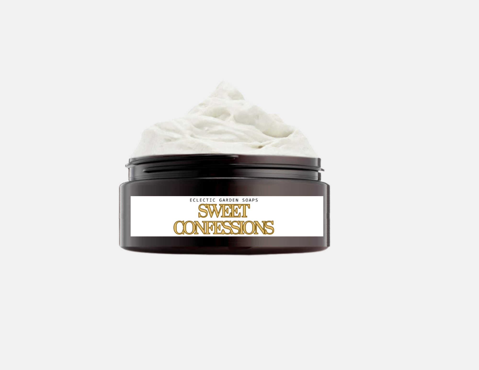 Eclectic Garden Sweet Confessions Luxe Body Butter - Ultimate Skin Hydration with Shea Butter, Cocoa Butter, Coconut Oil, and Olive Oil