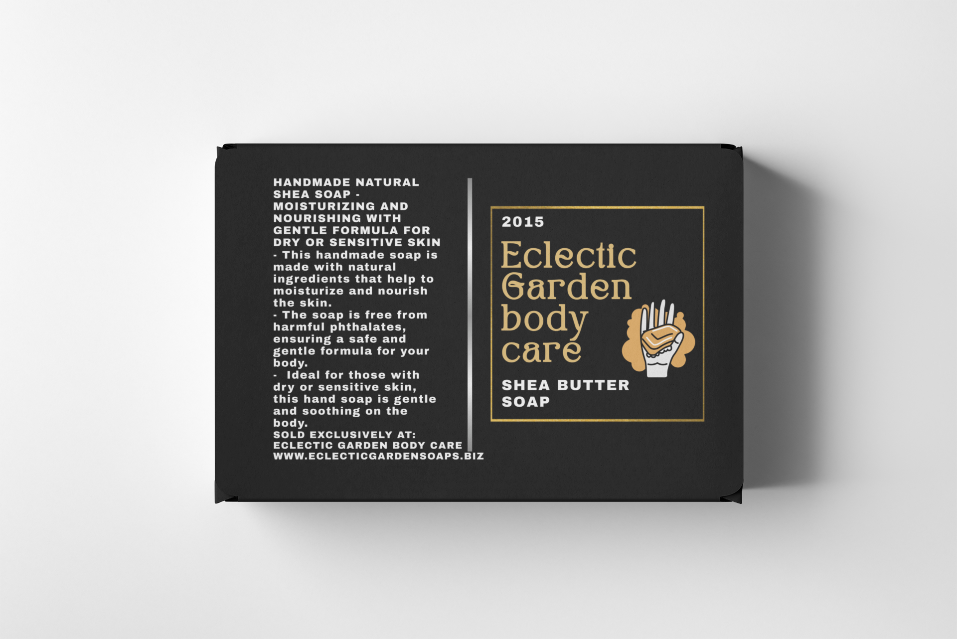 Eclectic Garden Shea Butter Soap - Luxury Formula with Shea Butter, Extra Virgin Olive Oil, and Rich Coconut Oil - Toxin-Free and Environmentally Friendly