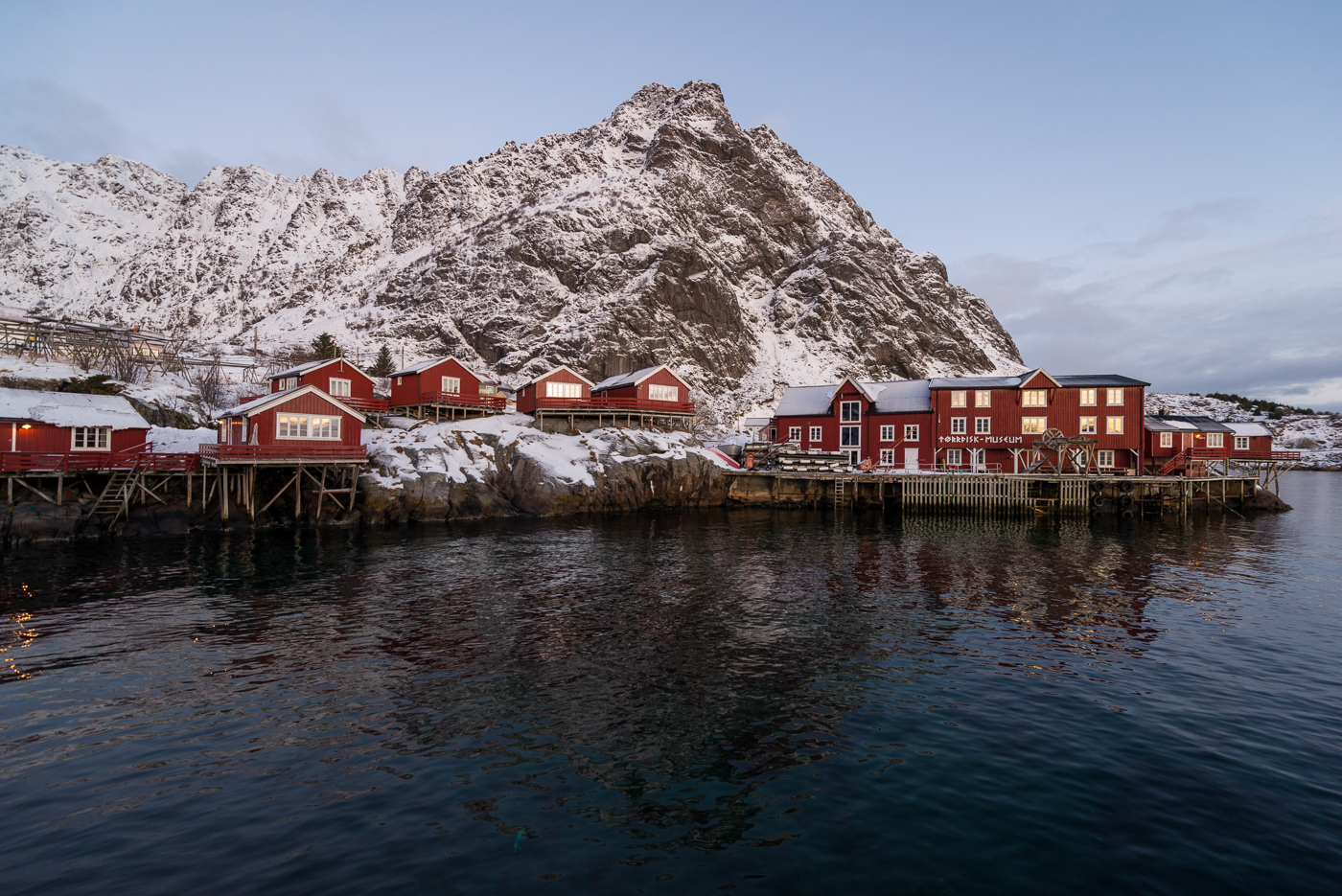 At the harbor of Å.