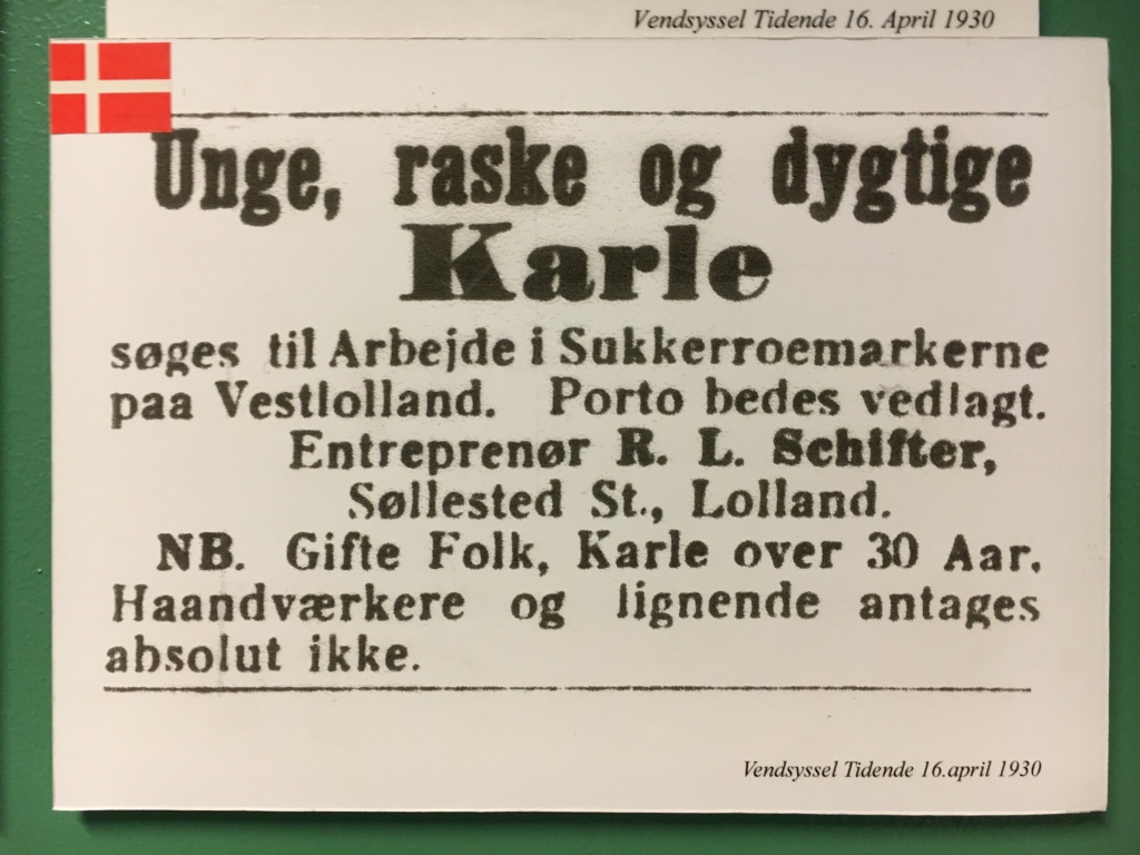 Efter krigen var det ikke længere comme il faut at lade unge kvinder slide i markerne.