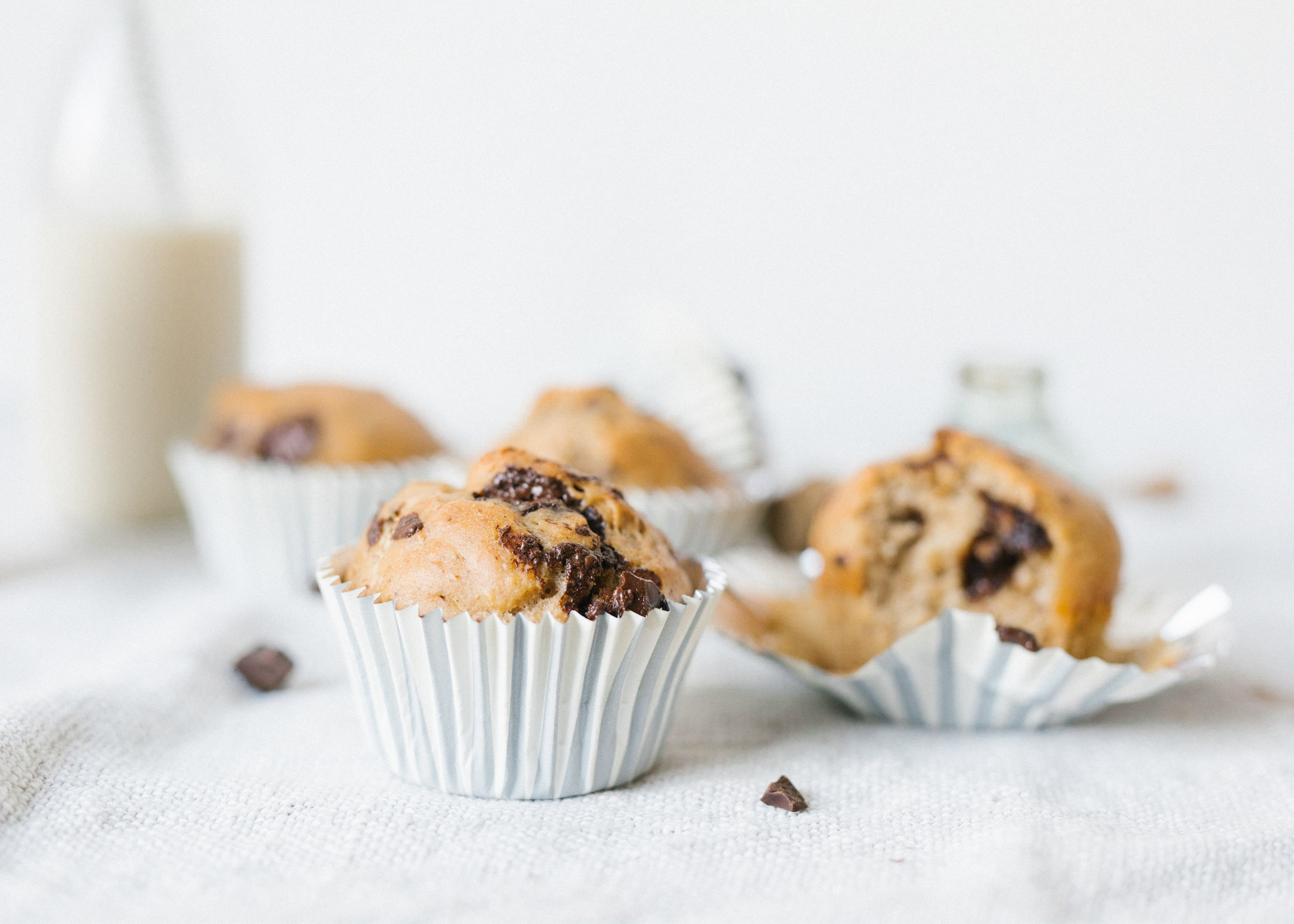 Vegan banana muffins