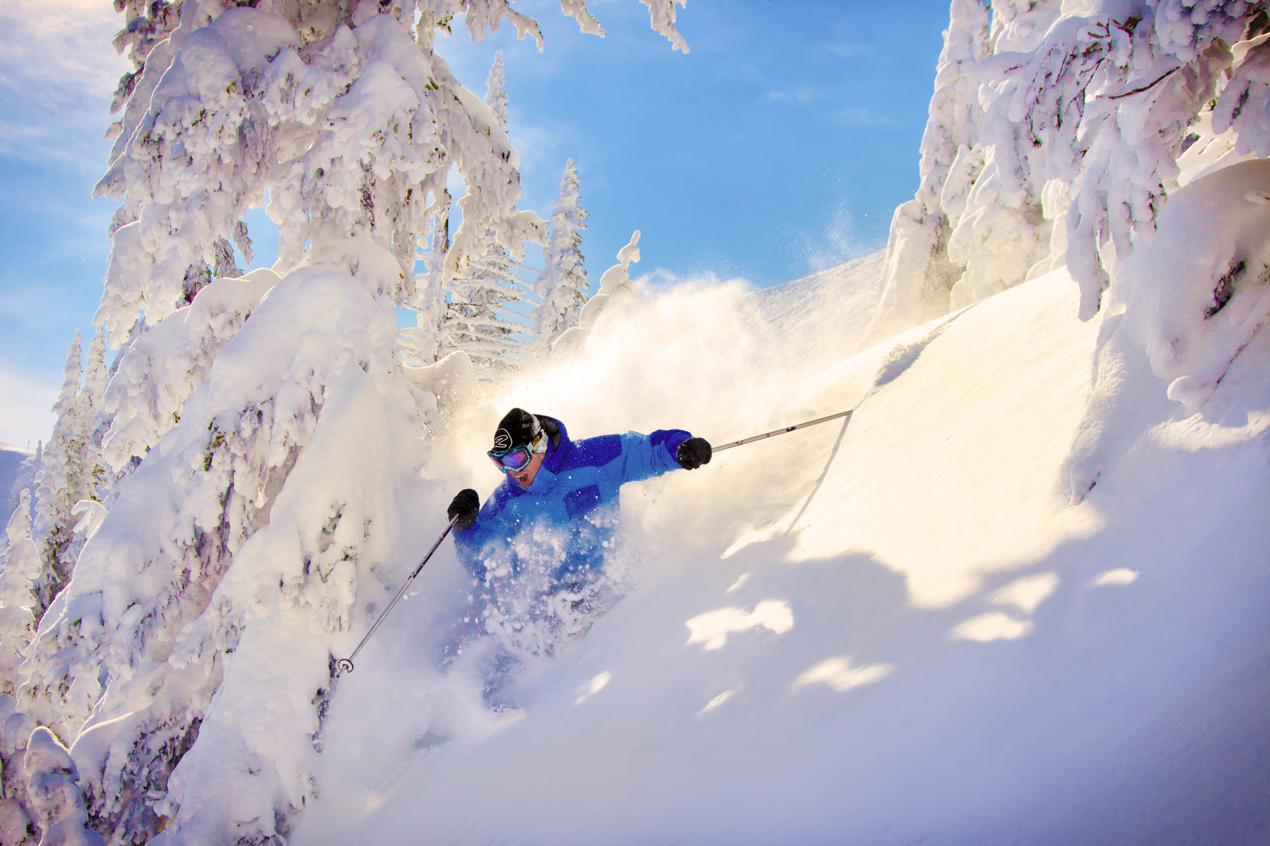 Blake Skiing Powder