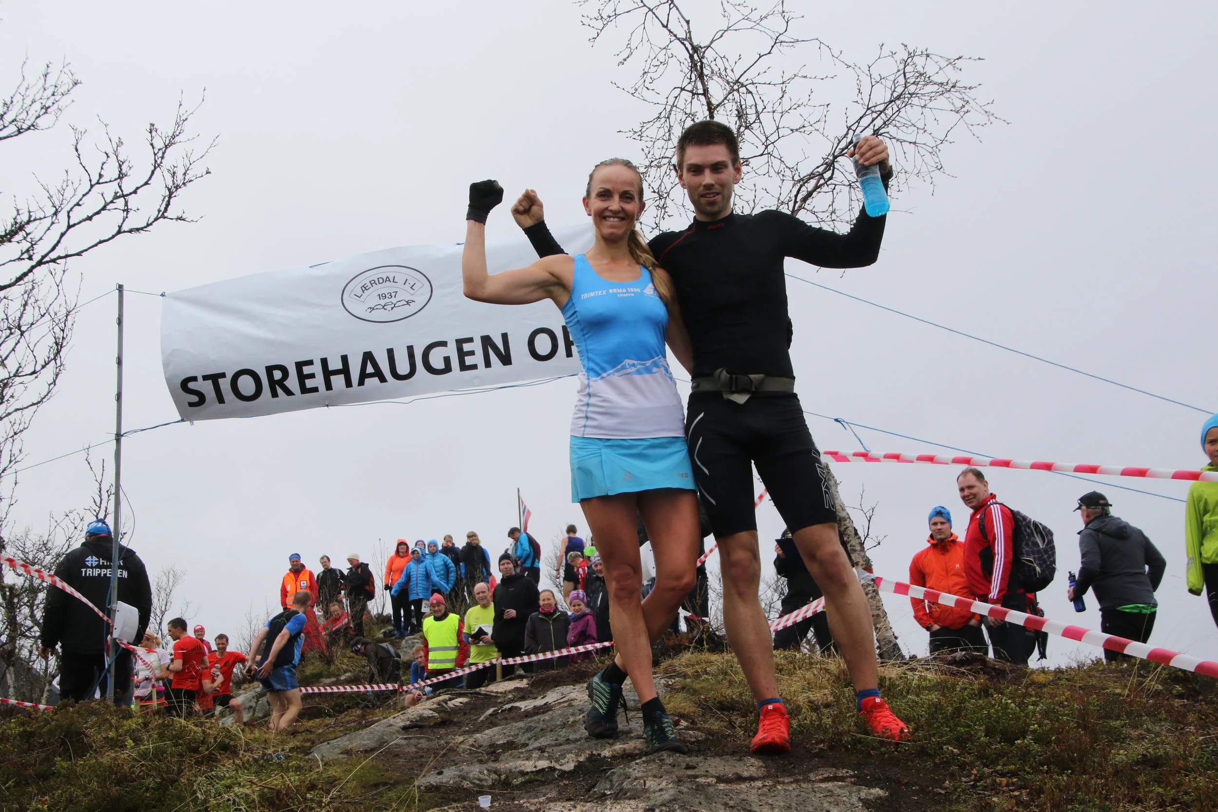 Kjempefornøgde arrangørar og gode tider i årets Storehaugen Opp. (Pressemelding 2017)