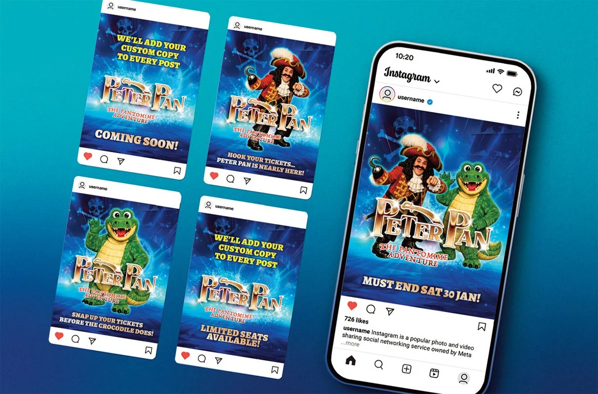  We can even feature your own cast to make the artwork truly yours. Choose from our  Starter ,  Standard , or  Deluxe  packages to get the perfect fit for your show and your budget. 