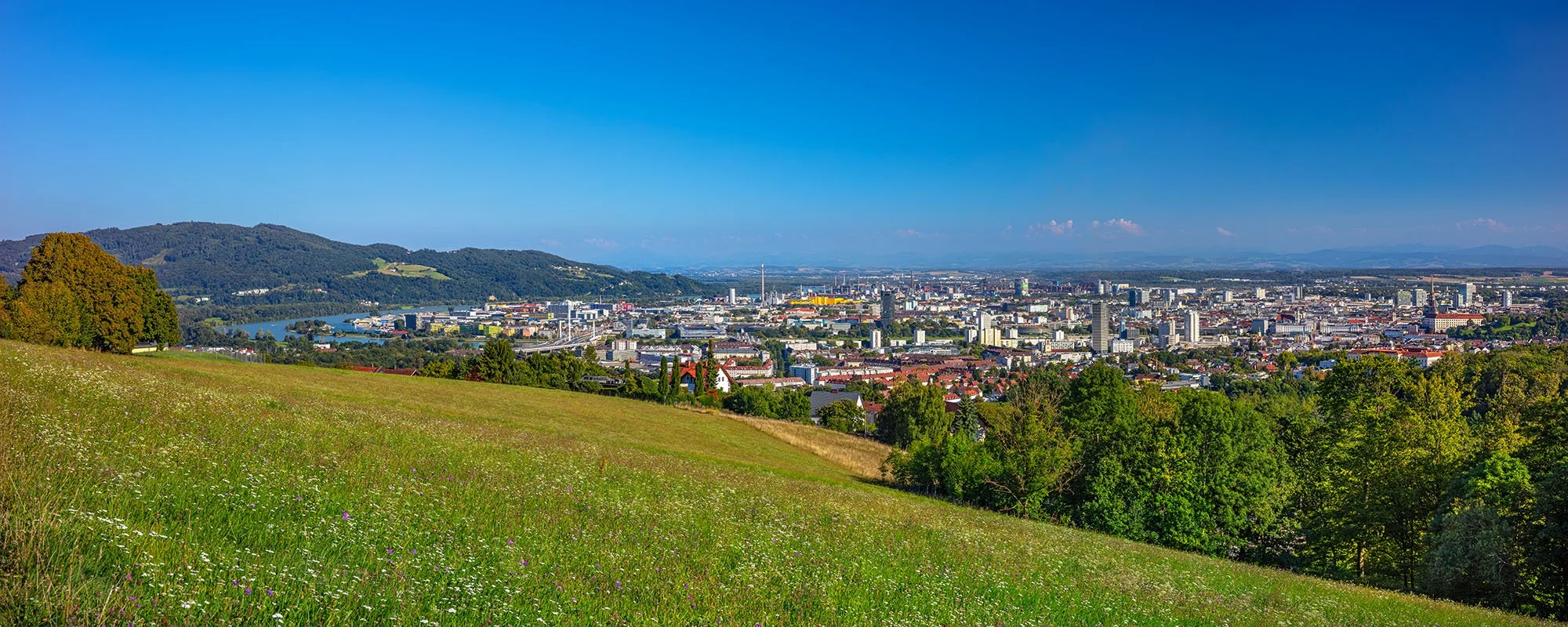 BLICK VOM BACHLBERG, LINZ
