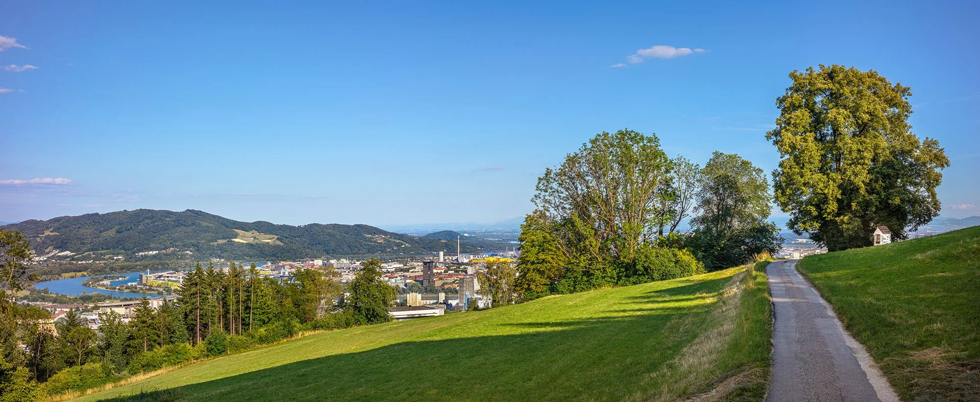 BLICK VOM PÖSTLINGBERG, LINZ