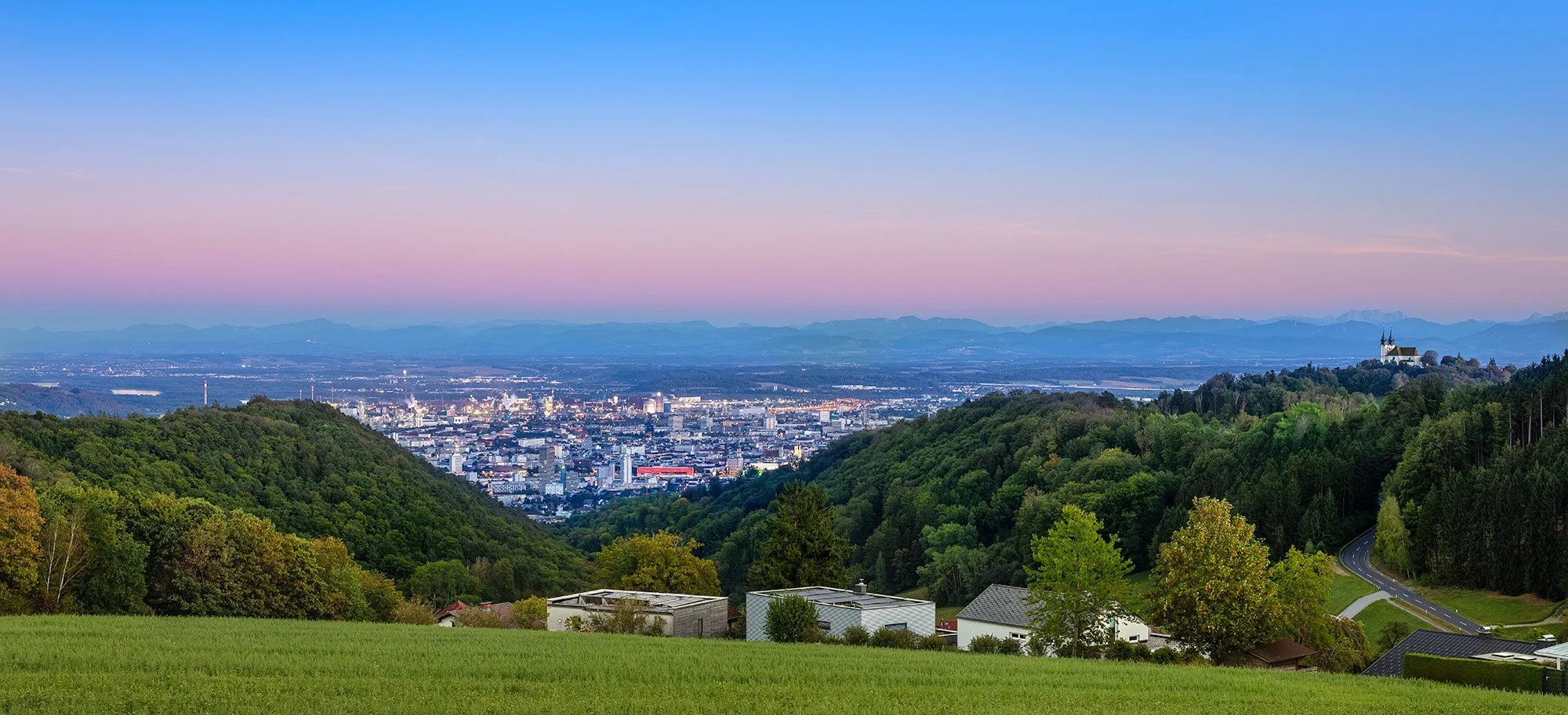 LINZ, BLICK VON NEULICHTENBERG