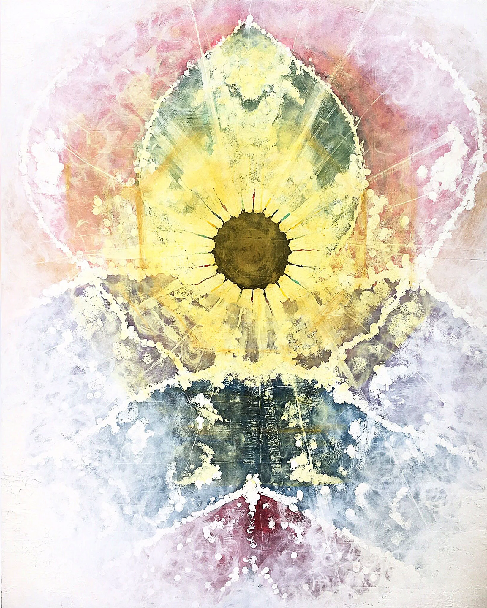 "Στο μυστήριο: Into the Mystic" 48"x60" Mixed Media
