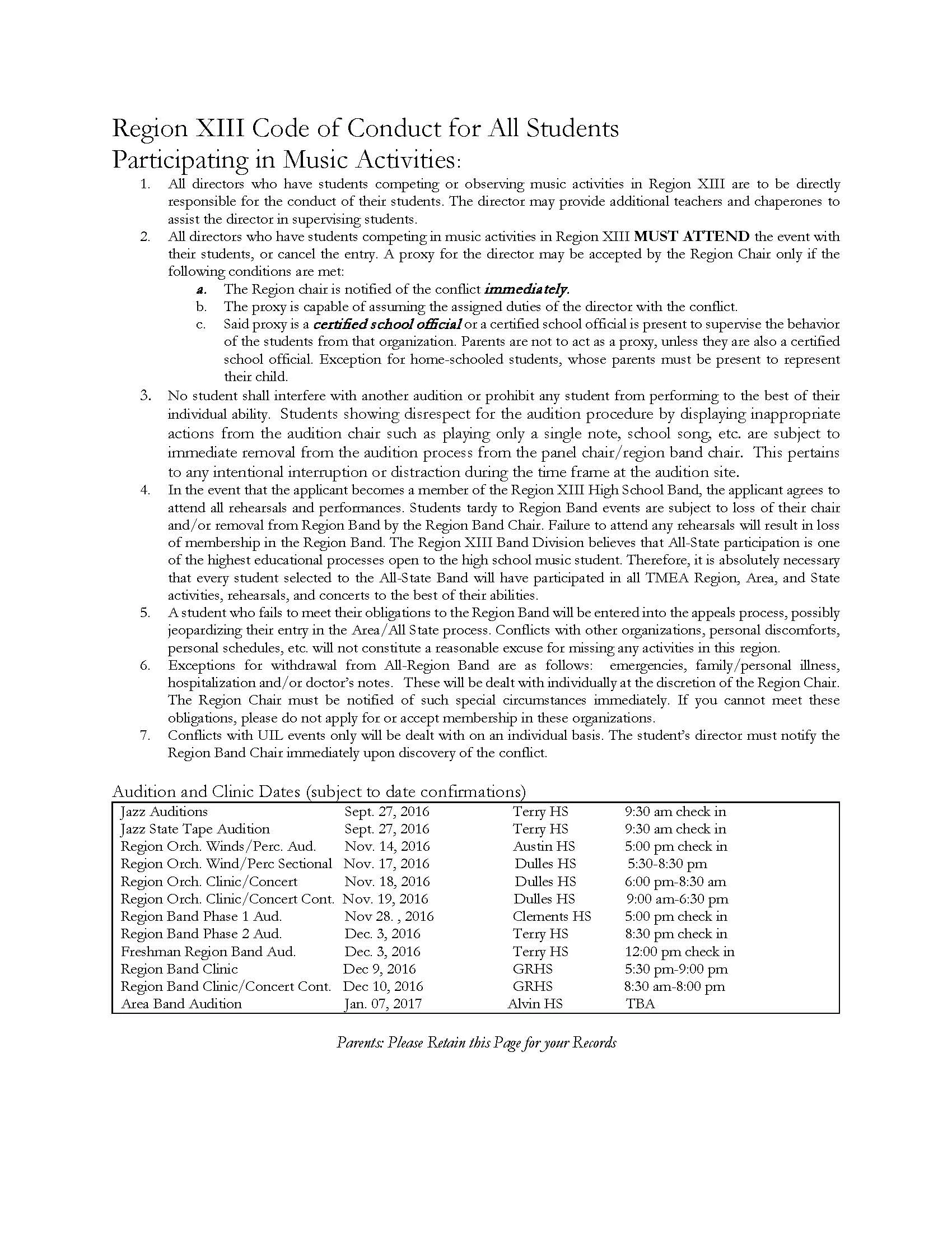 Student Contract Page 2