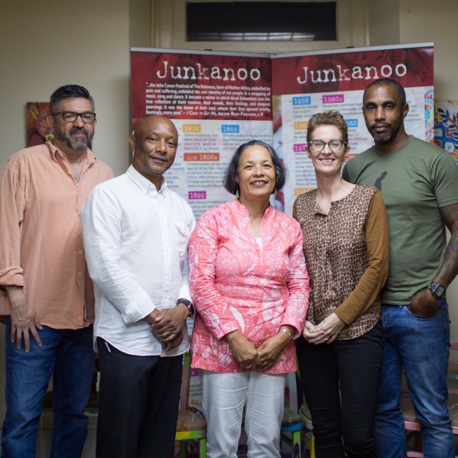 Members of the TS Planning Committee (left to right) Jay Koment, Antonius Roberts, Pam Burnside, Amanda Coulson, John Cox. Not shown: Saskia D’Aguilar. Image credit: ‘Dede Brown – Photography’.