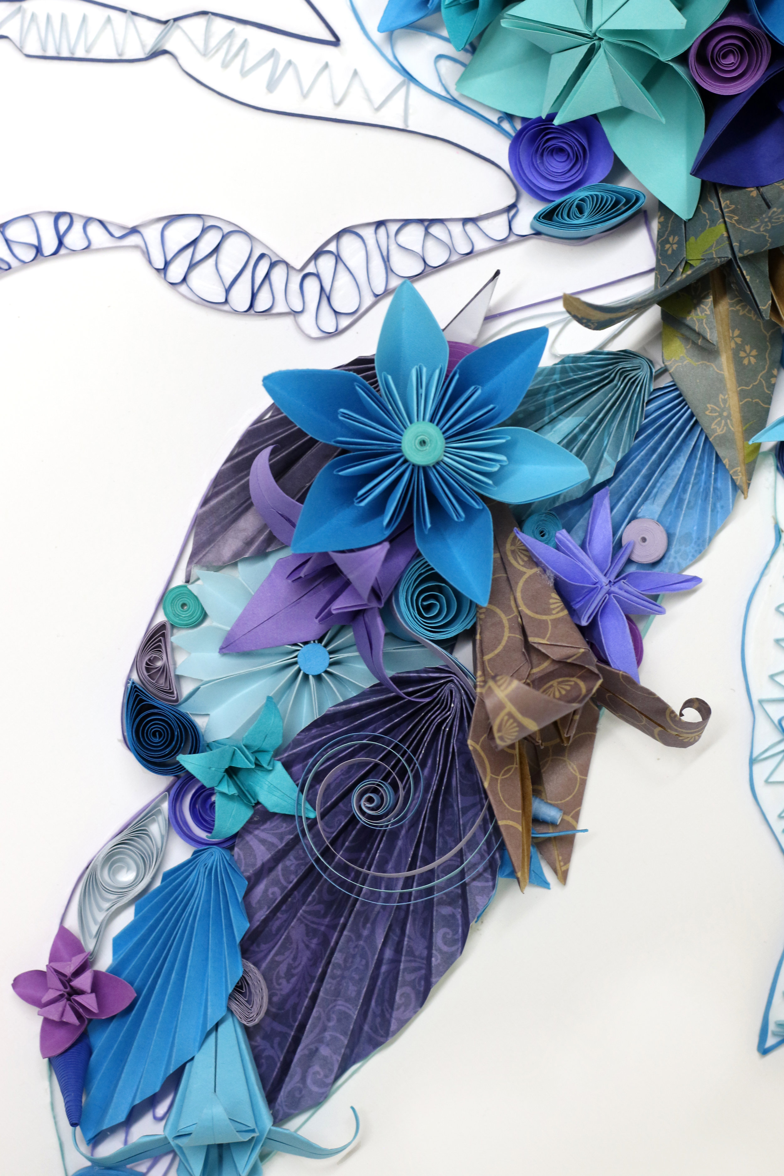 Close-up of ‘The Stinger’ (2017) by Jordanna Kelly
