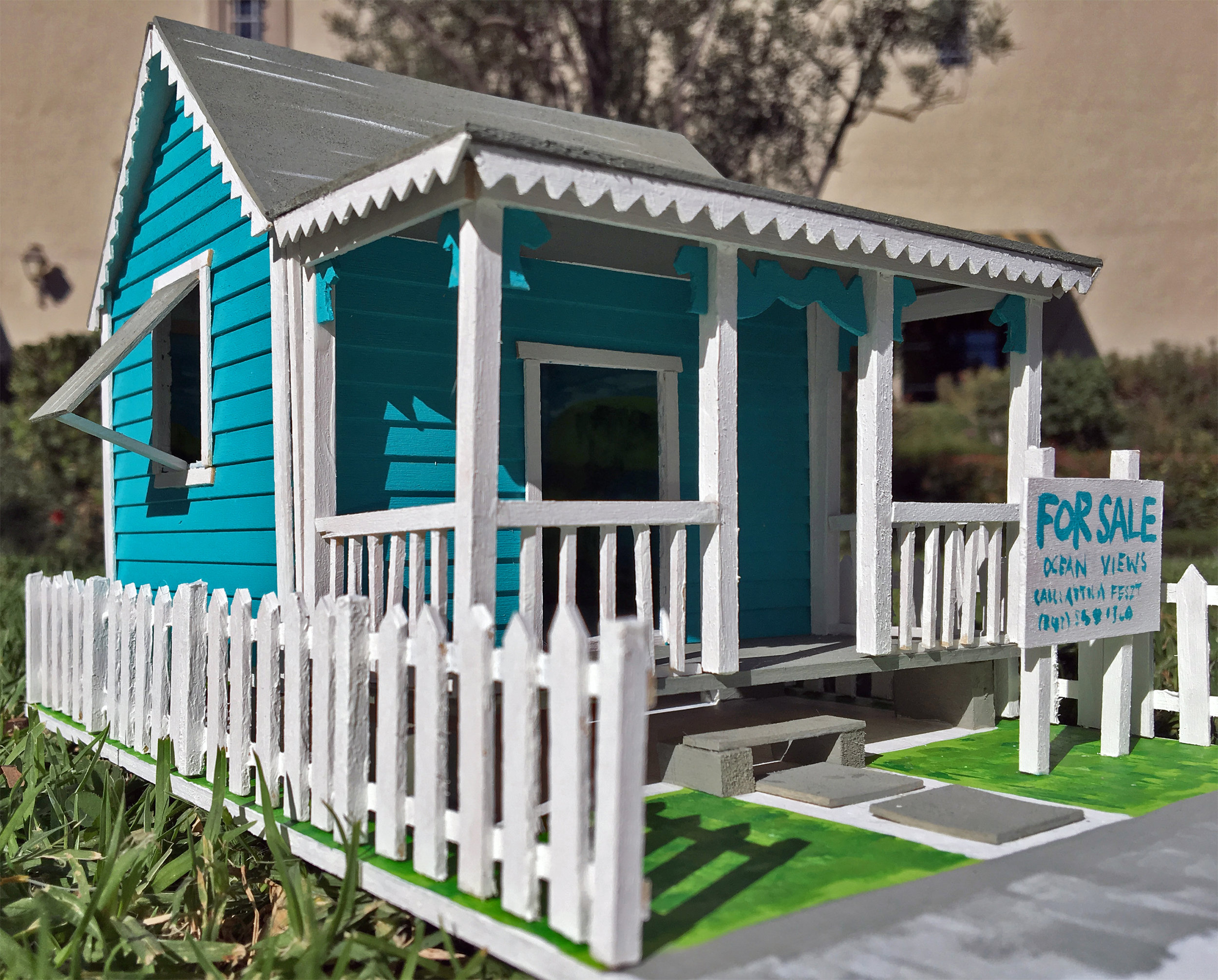 Attila Feszt. Fake Plastic Trees model mockup proposed for the National Exhibition 8. Image courtesy the artist.