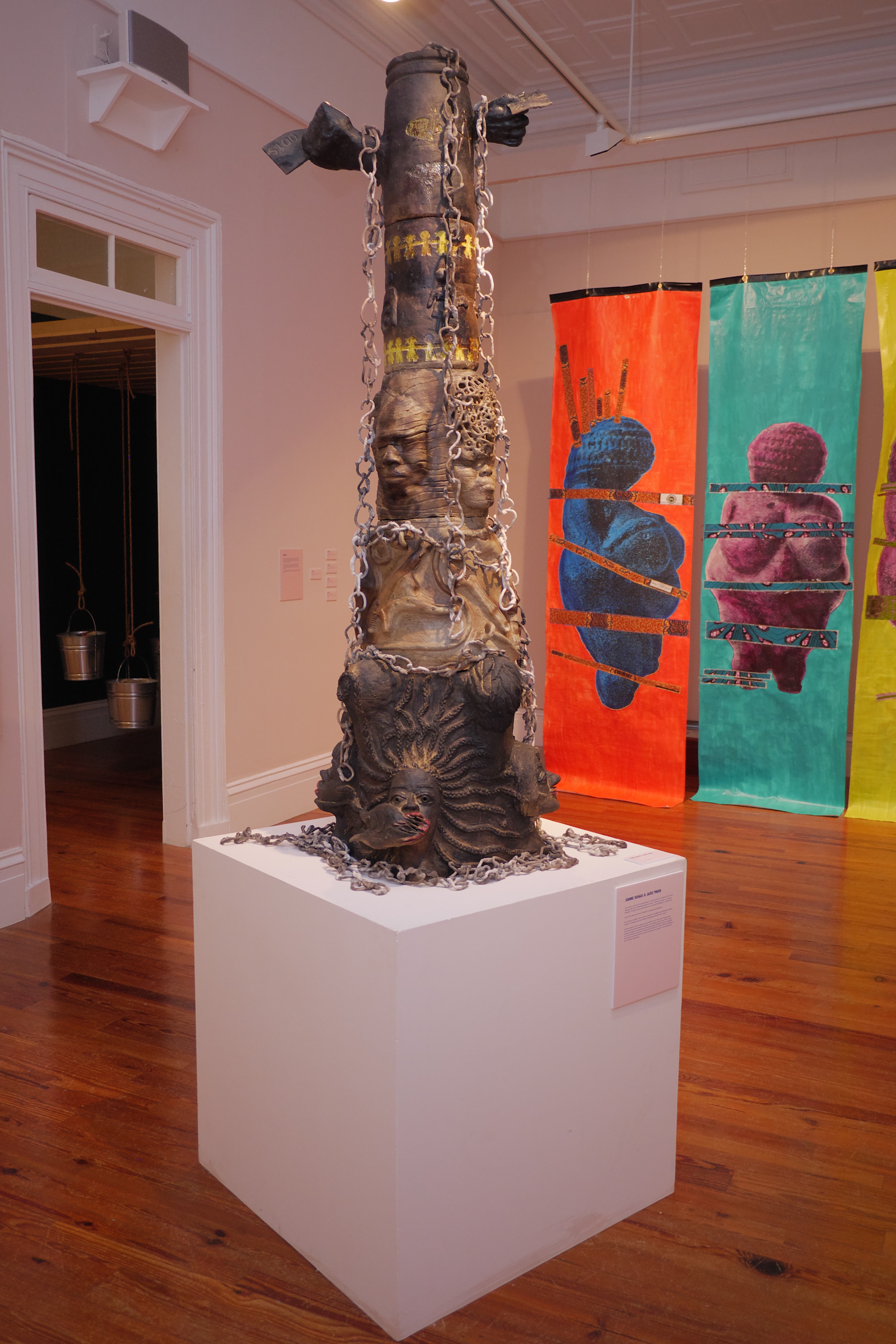 Installation shot of ‘Equality?’ (2016) by Joann Behagg and Jackie Pinder.