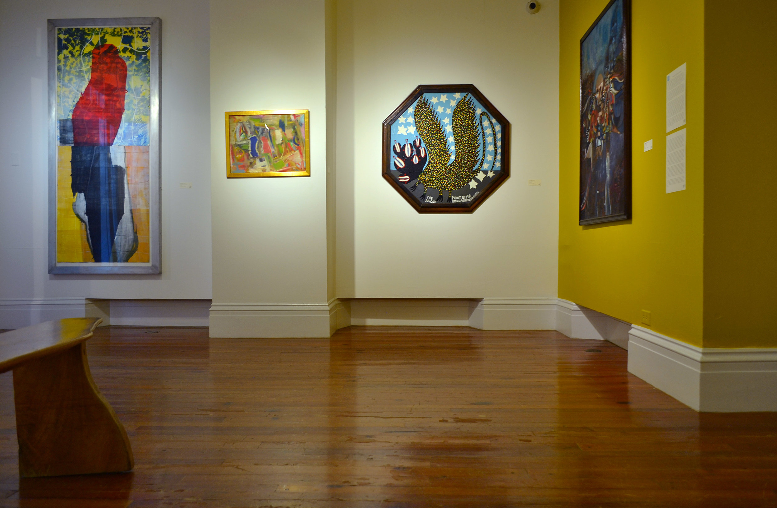 Installation shot of “The Dragon” (1991) by Amos Ferguson, as seen in the current Permanent Exhibition “Revisiting An Eye For The Tropics”. Image courtesy of the NAGB.