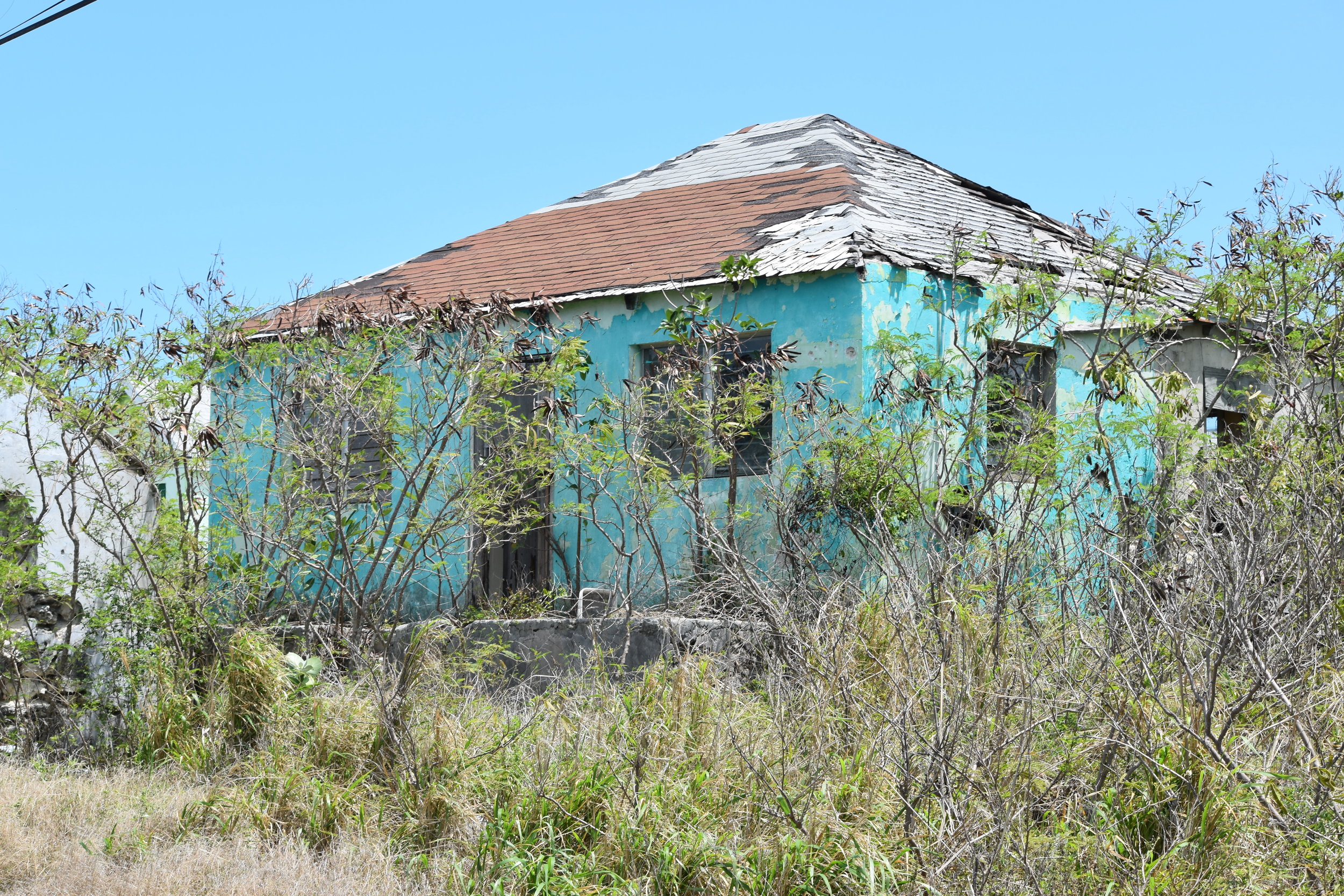 Dying settlements on Exuma, abandoned schools and clinics after the passage of Hurricanes Irene and Sandy (2011, 2012 respectively. All photographs courtesy of Dr. Ian Bethell-Bennett.