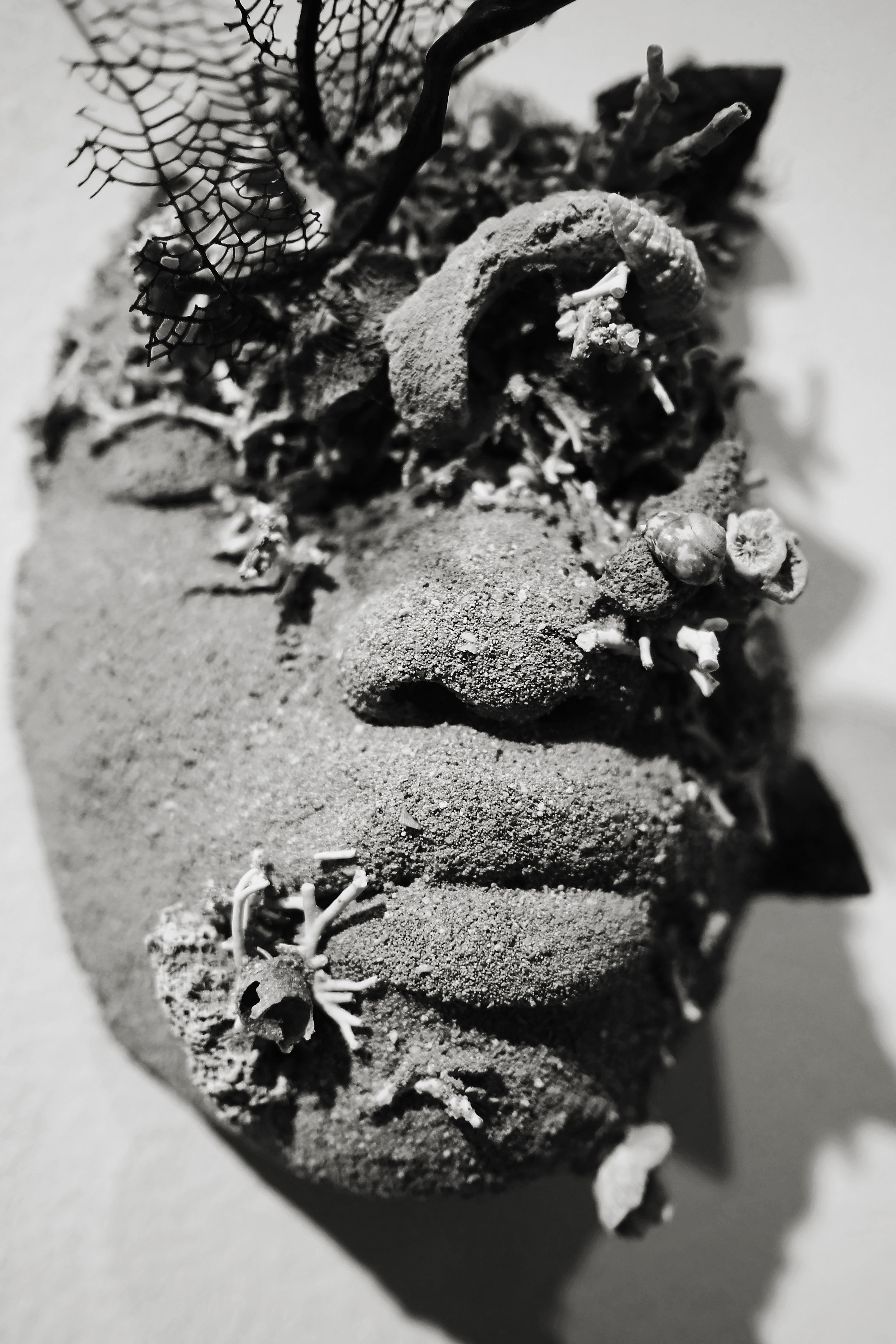 Detail of Edrin Symonette’s “Island Life: The Ballad of Deangelo Johnson for Quakoo Street” as a part of Double Dutch, “Of Skin and Sand” which opened on Friday, July 21st at the NAGB.