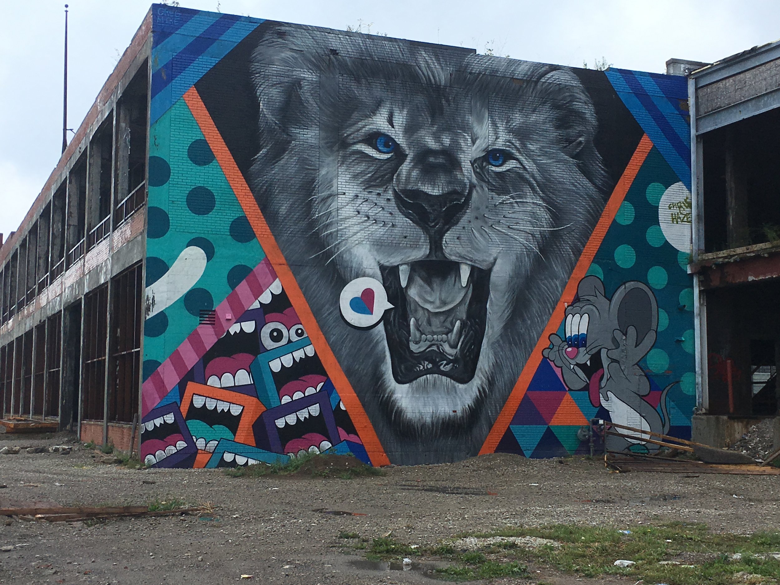Additional street art in the Eastern Market District, Detroit. All images by Malika Pryor Martin