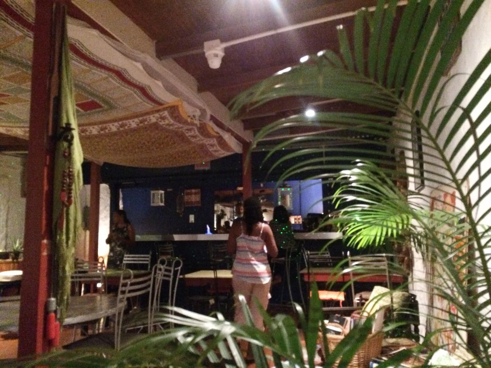 Local vibe at rustic restaurant in Woodbrook, Port of Spain, Trinidad. Images by Dr Ian Bethell-Bennett