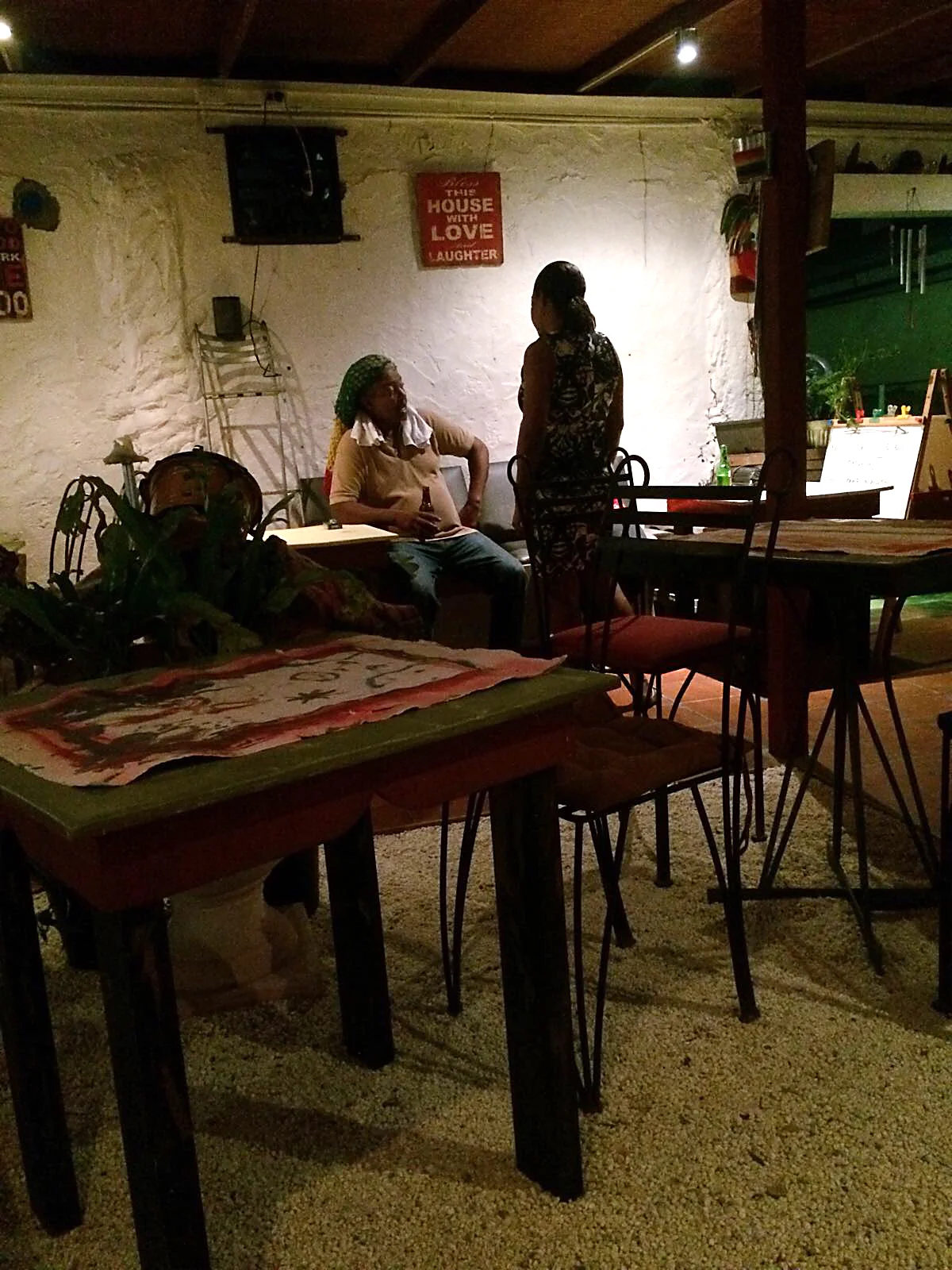 Women enjoying a drink at the bar.