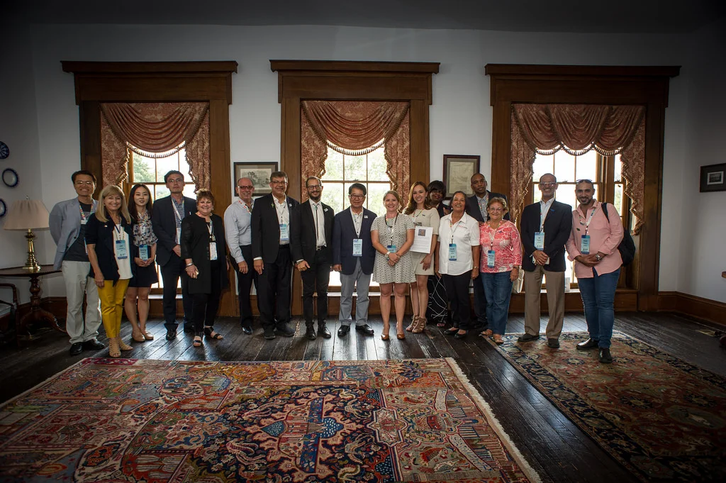 Creative City delegates in Paducah with Mayor Brandi (centre).jpg