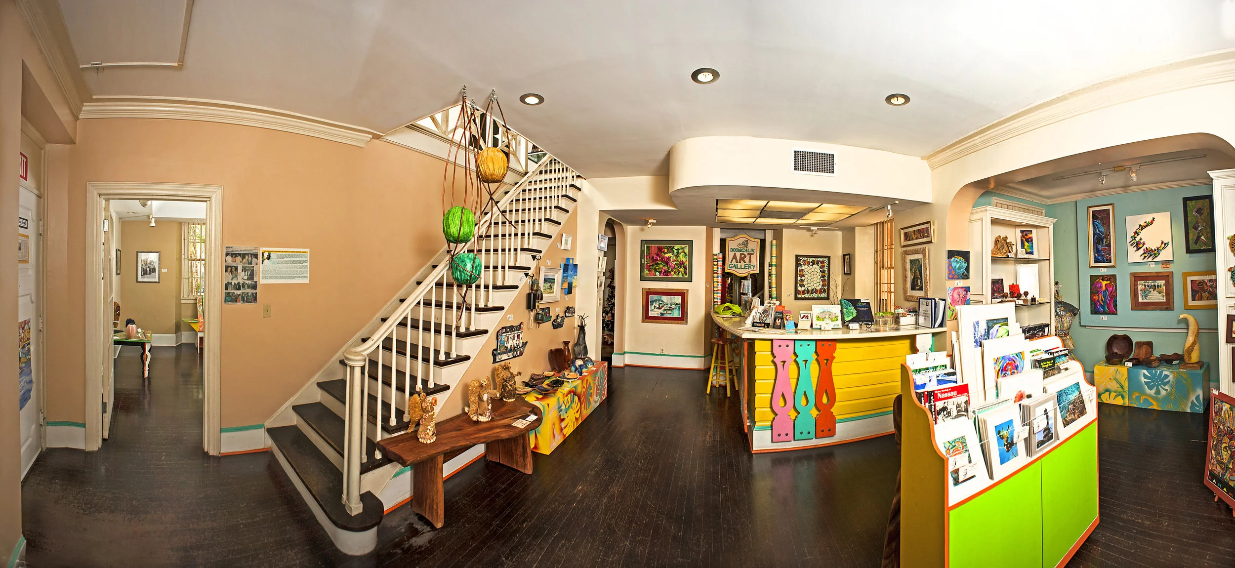 Panoramic view of Doongalik Studios’ gift shop. All images courtesy of Pam Burnside