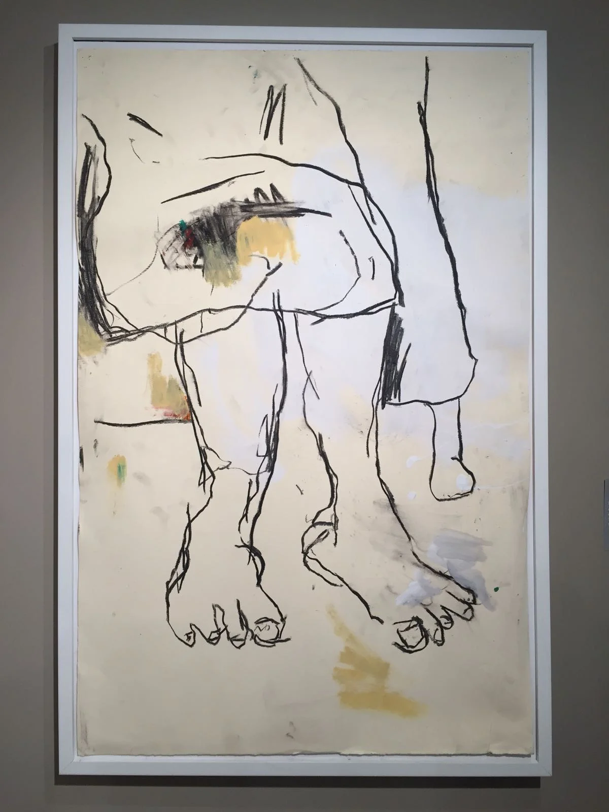 Heino Schmid. “Ma II”, acrylic, charcoal and oil pastel on paper. 2018. All images courtesy of the D’Aguilar Art Foundation. 