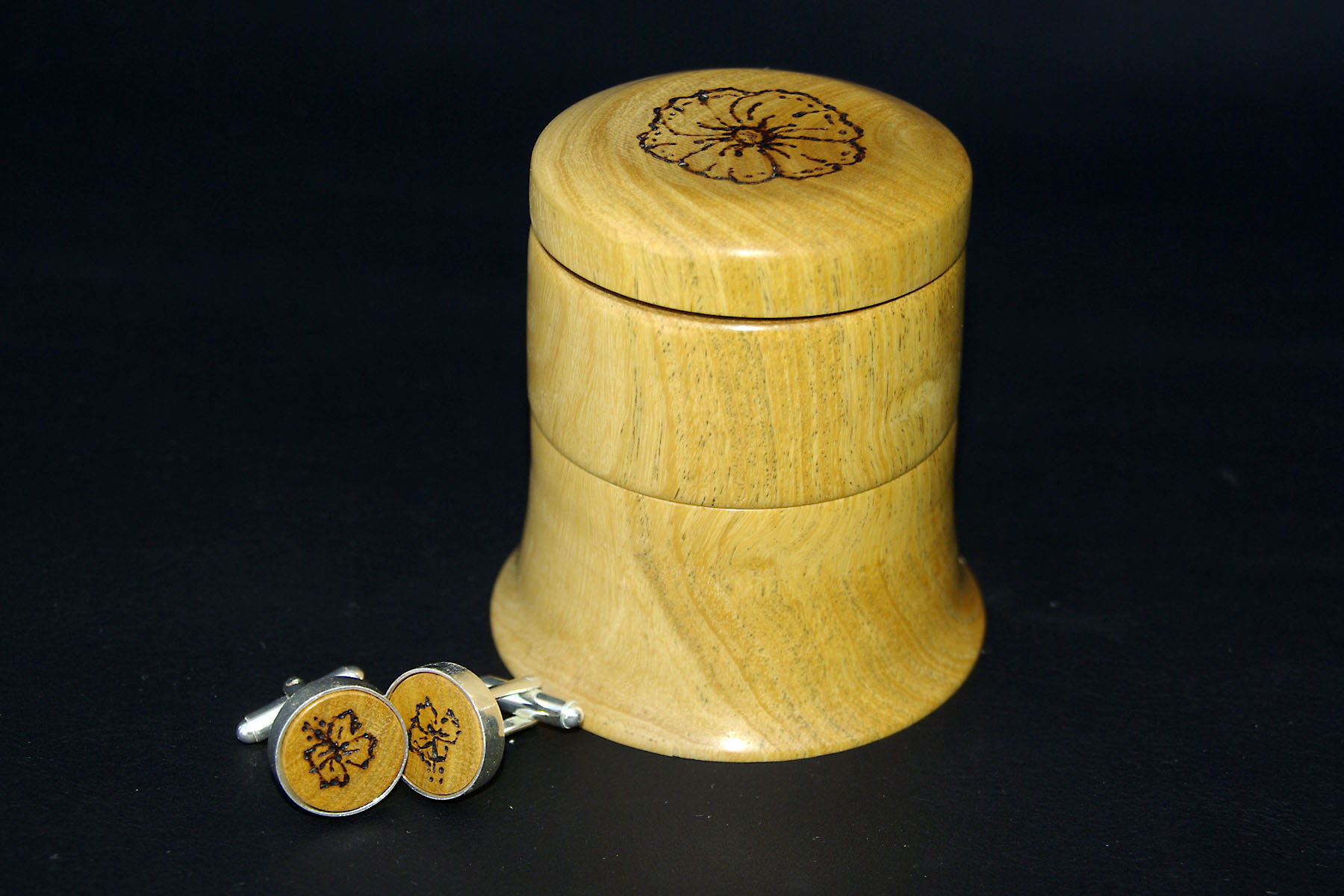 Cuff Links and Box by Jeremy Delancy