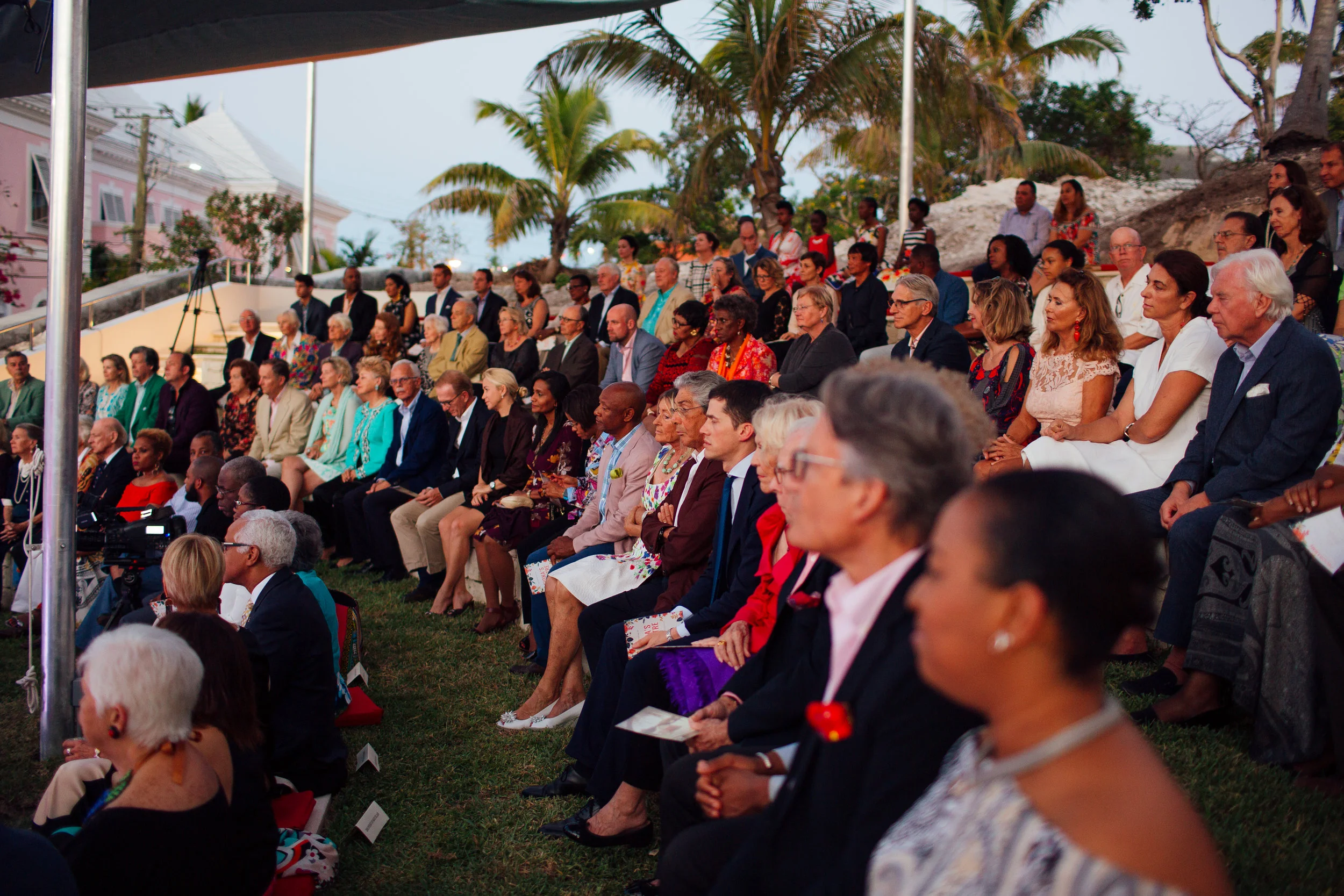 Attendees enjoy the opening of Fiona’s Theatre on April 6th. Images courtesy of Kovah Duncombe Photography and Cacique International