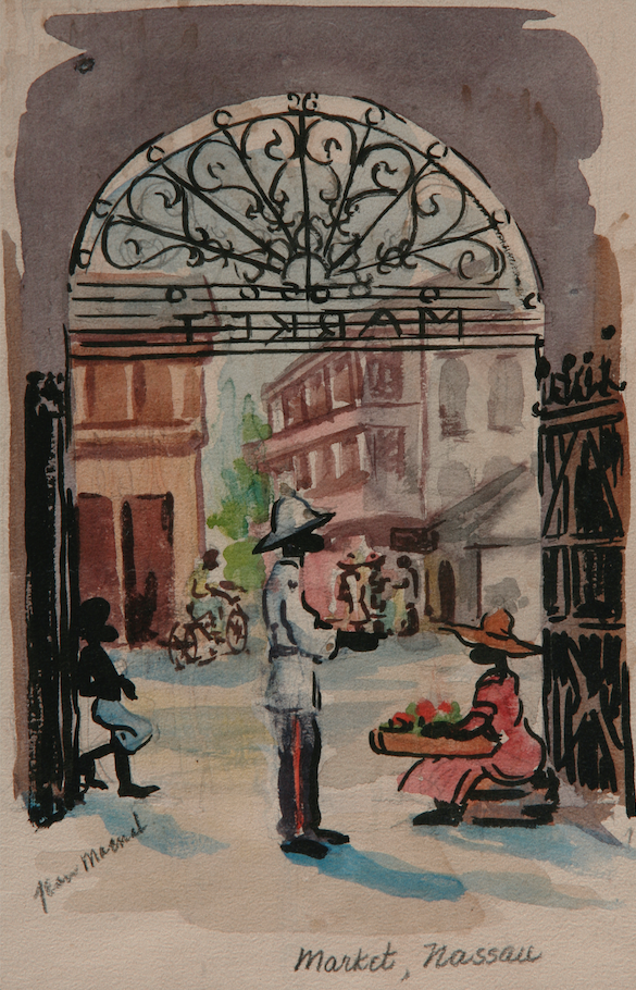 Jean McNab. Market, Nassau. Image courtesy of Dawn Davies