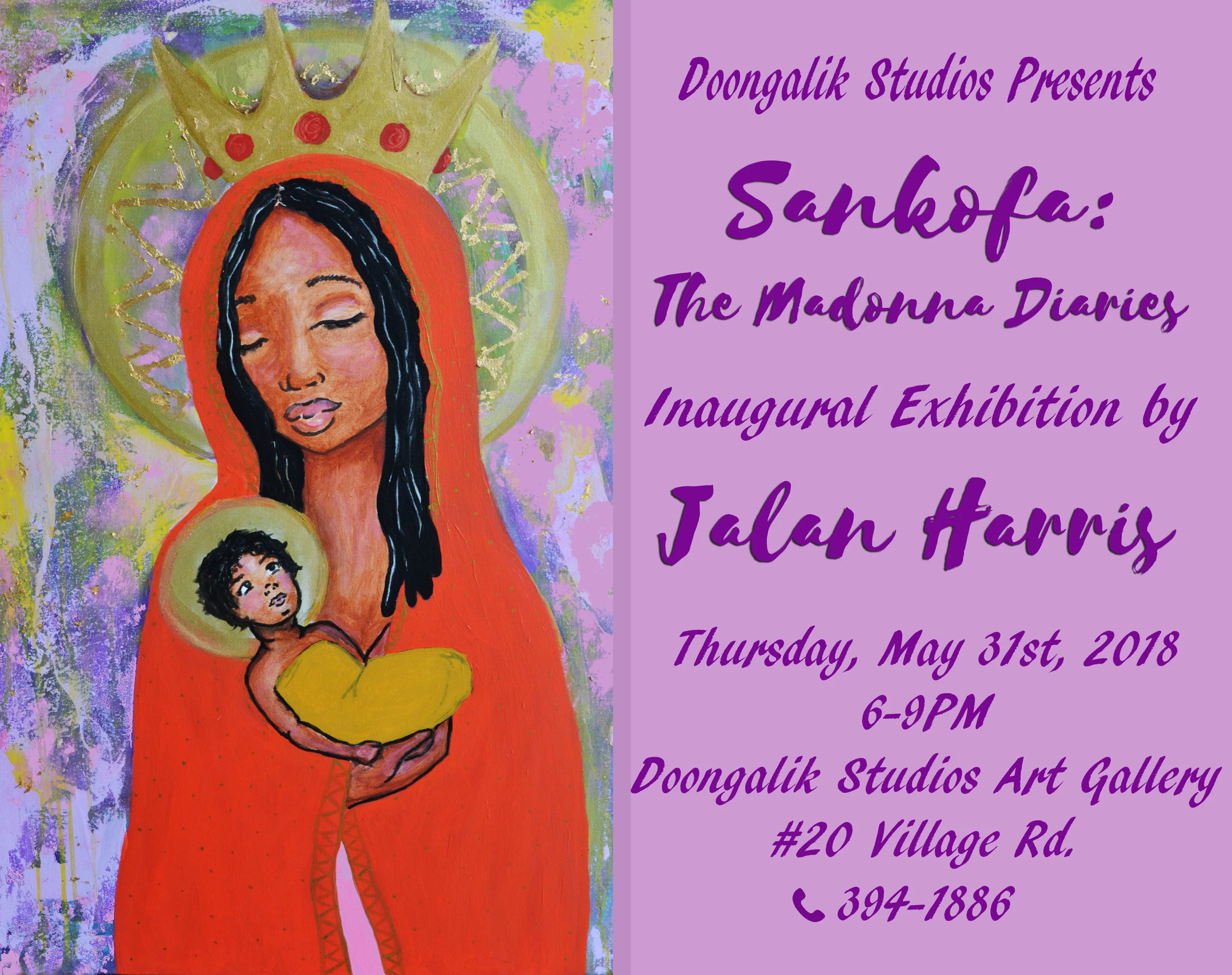 Sankofa: The Madonna Diaries” evite