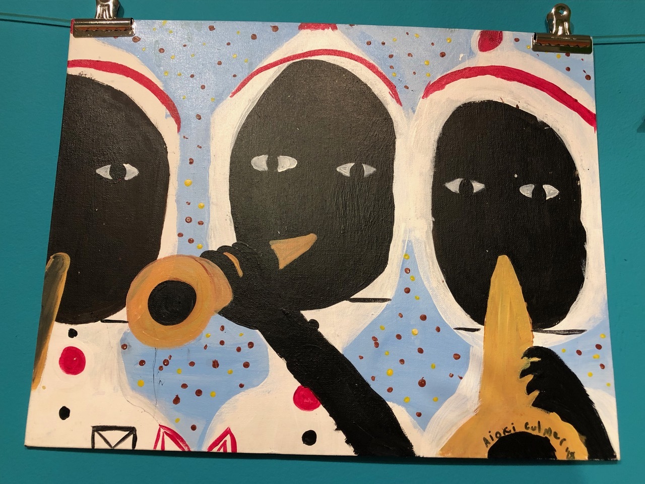 Works inspired by Amos Ferguson on view as part of the NAGB’s Permanent Exhibition, "Hard Mouth: Tongue of The Ocean". MMASC Exhibition, now showing in the PS Gallery on the main level of the NAGB features works by campers, ages 5-16. 
