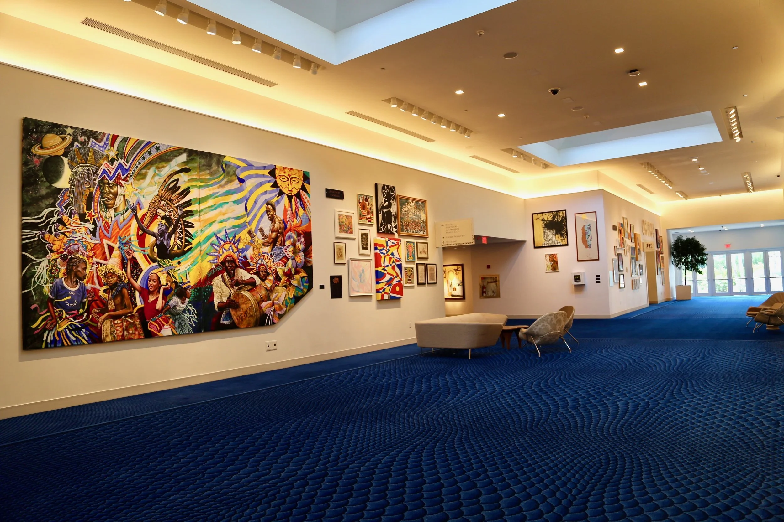 Celebration: Spirit of Junkanoo on view at the Baha Mar convention centre in the exhibition “Fair Wind”