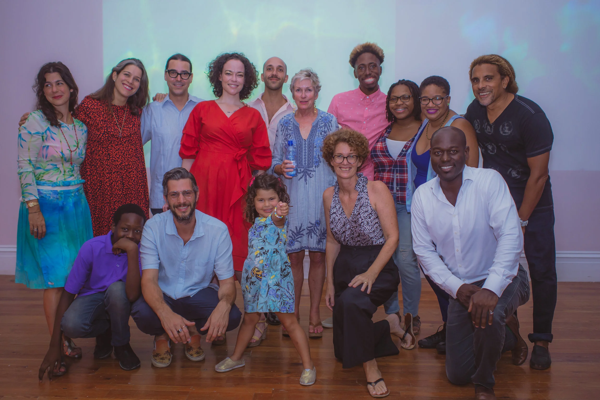 Members of Expo 2020 and Plastico Fantastico with NAGB team. Image by Jackson Petit
