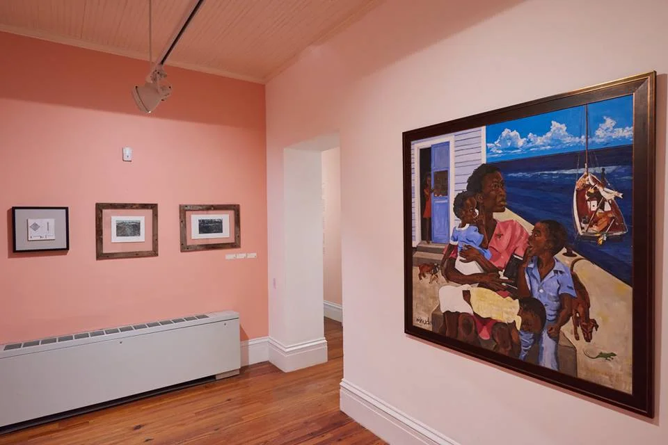 Mhudda , (1978), Jackson Burnside III, acrylic on canvas, 48 x 48. Part of the D’Aguilar Art Foundation Collection.