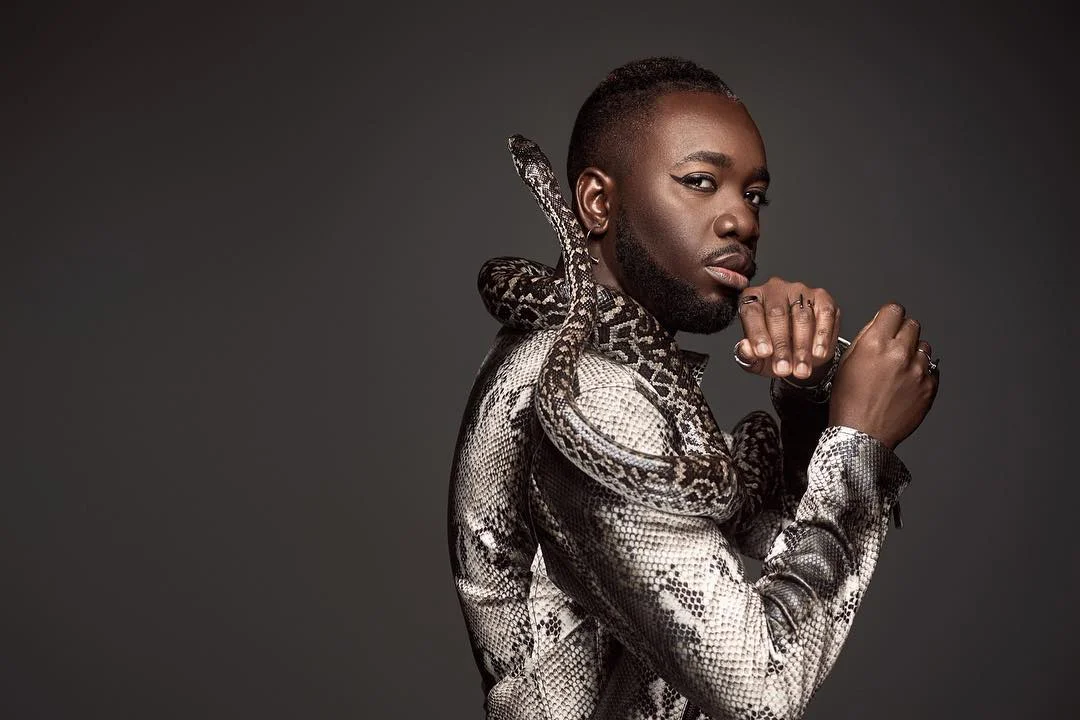 Photo by fashion editorial photographer Scharad Lightbourne. Image courtesy of artist Rashad Leamount.