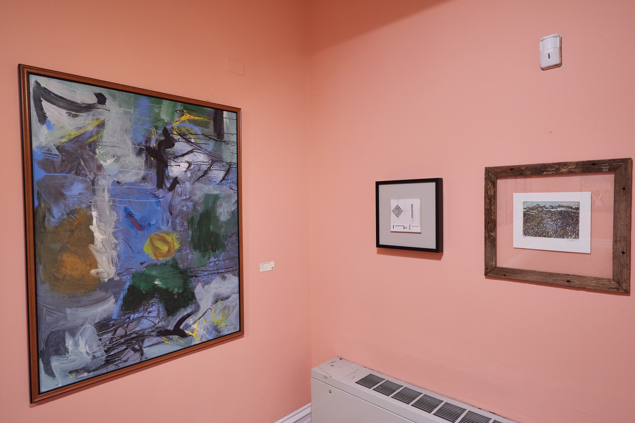 "Environmental Force" (2005), Kendal Hanna, oil on masonite, 47 x 35 in. Part of the National Collection acquired from the NE3.