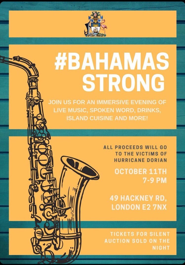 Bahamian-British musical artist Chelsea Blues coordinates “#BahamasStrong”, an immersive creative event transpiring in London, England also in assistance with storm relief efforts.