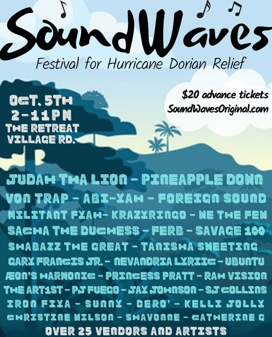 Tim Daniels and friends hosts its 2nd Annual Soundwaves Festival in assistance with the ongoing hurricane relief efforts.