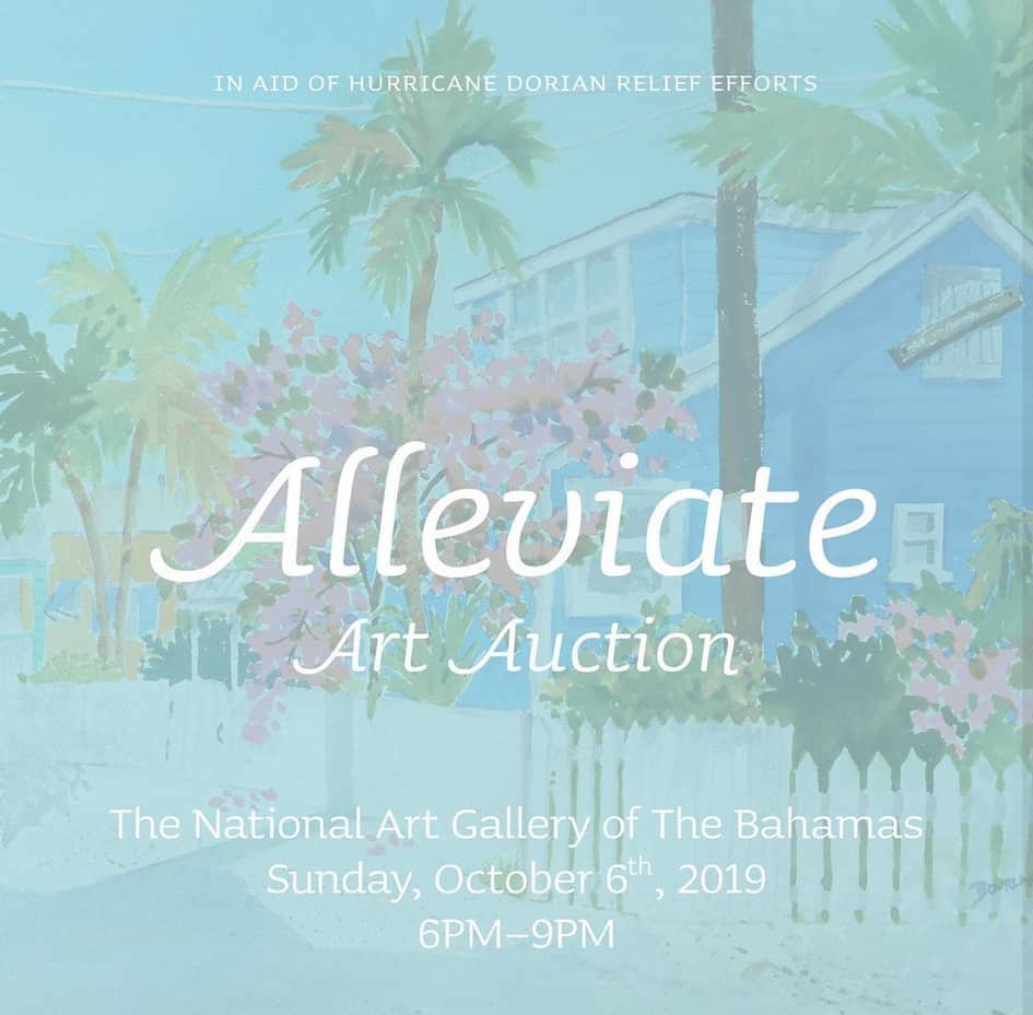 The contemporary visual arts community of The Bahamas comes together to host “Alleviate”, an art auction in aid of Hurricane Dorian relief efforts.