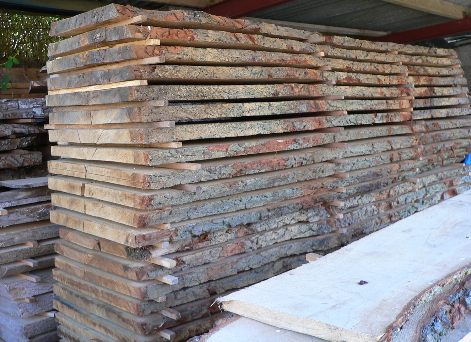 Our Drying Shed with Herefordshire Oak & Ash & Welsh Walnut