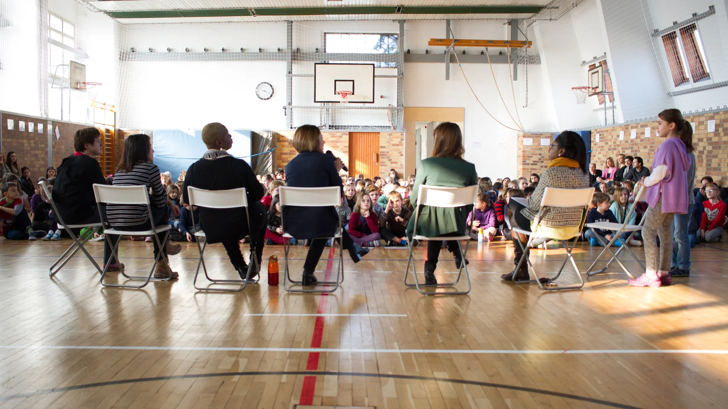 International Women's Day at Berlin Metropolitan School. Photo Credit: Tommy Clarke