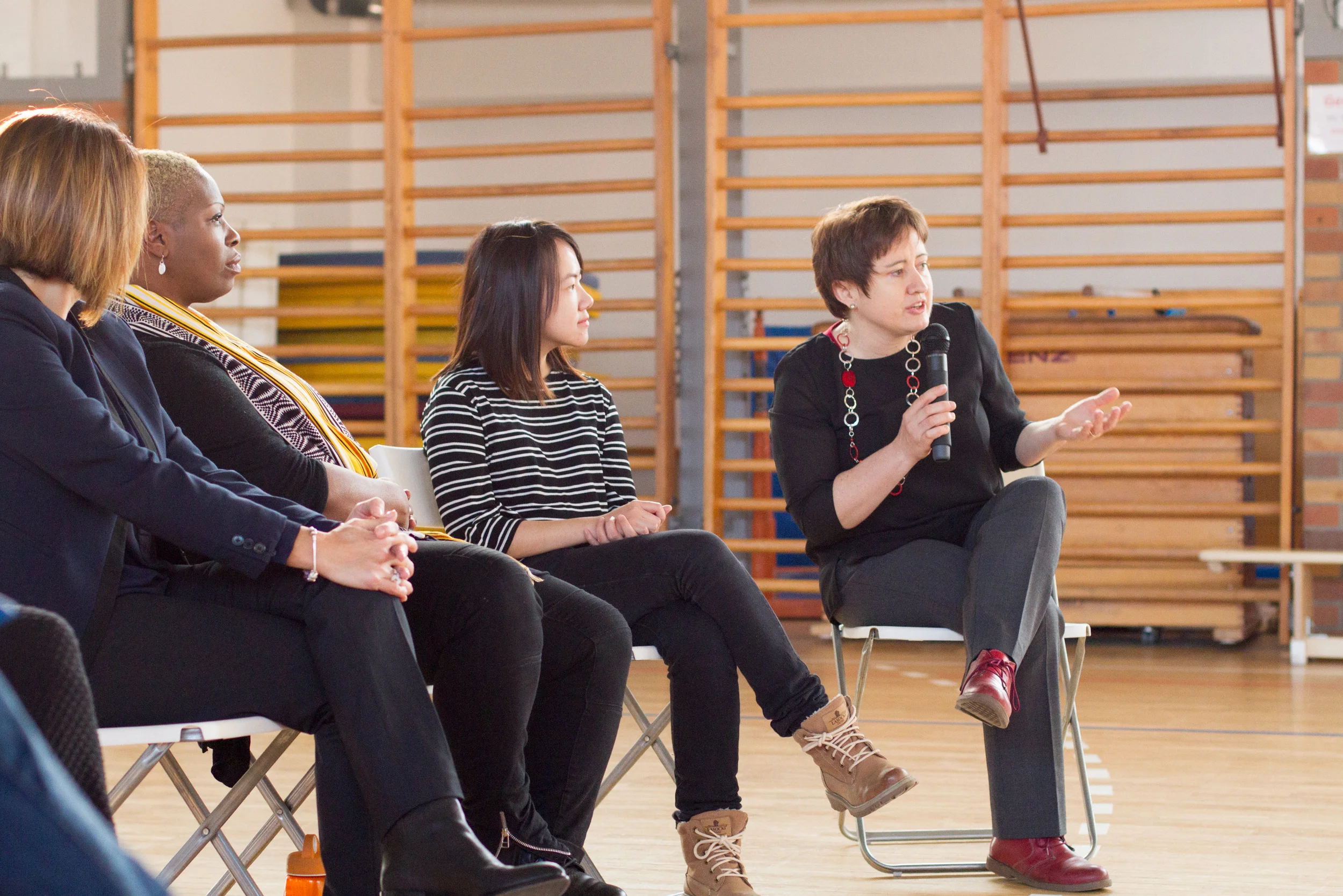 Silvia Ziegler, a Foreign Service Officer at the German Foreign Service (Das Auswärtiges Amt) speaking about her experiences growing up in a small German village in the South of Germany and her experience of having been a diplomat in countries where…