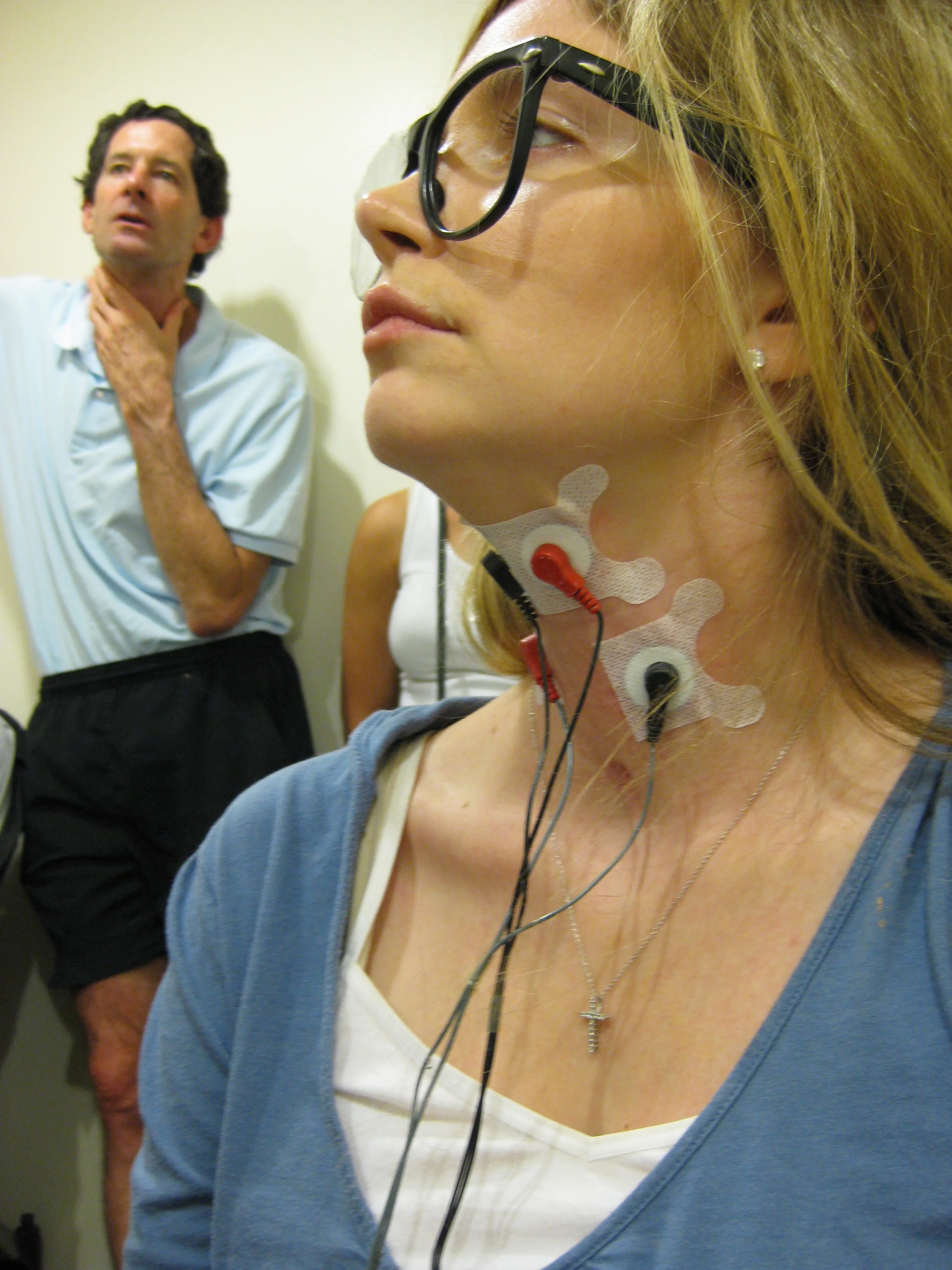 Katherine at swallowing Therapy at Casa Colina