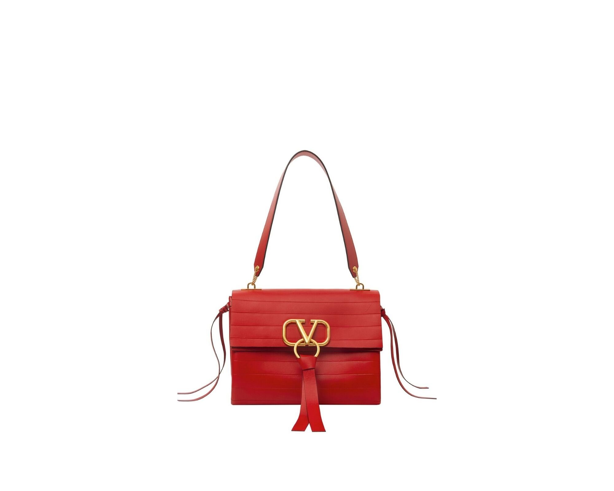Valentino- VRING Shoulder Bag with Multi-Stripe Design ($3, 745)