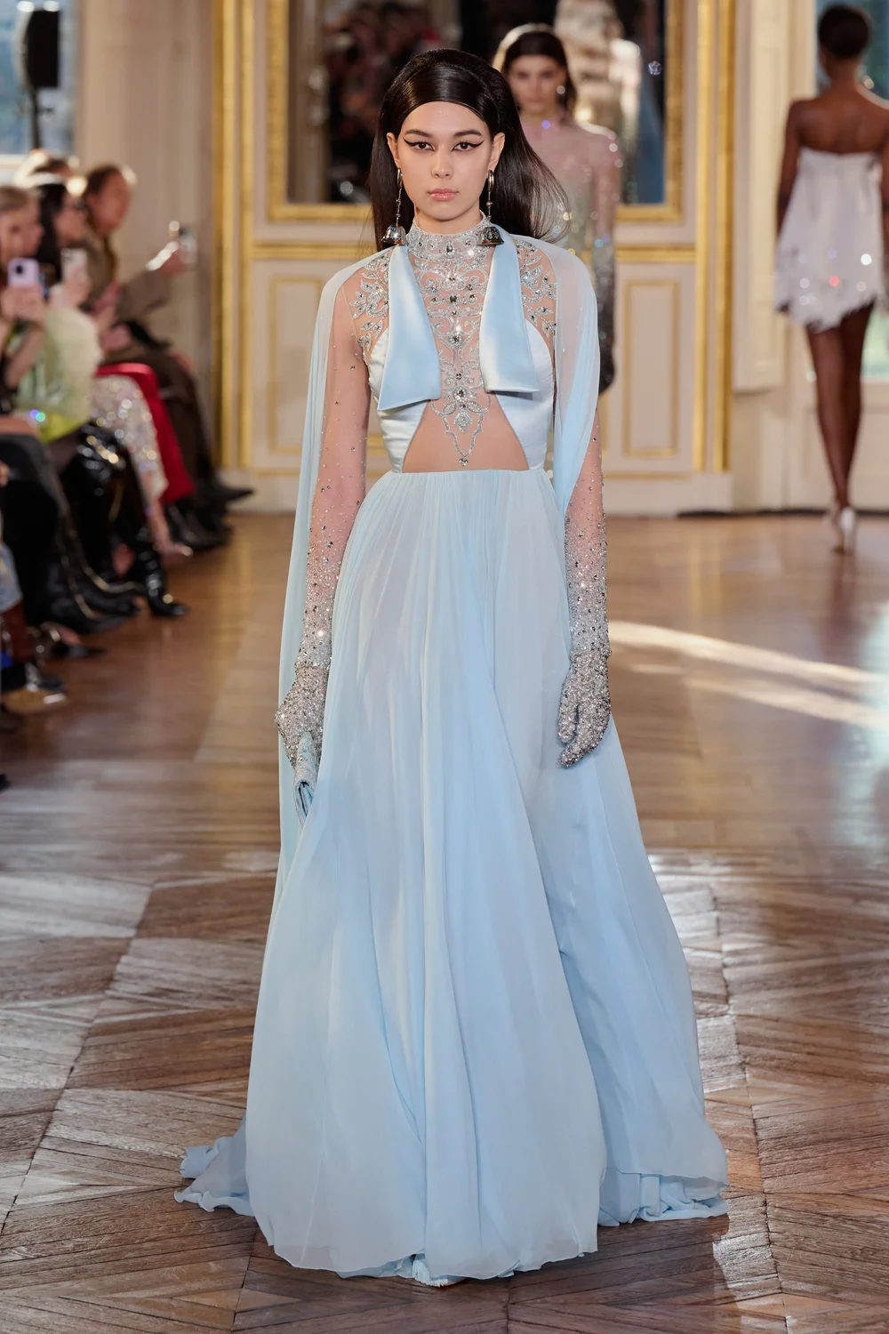 georges hobeika blue dress A closer look at the Couture Spring/Summer 2026 collection. #GEORGESHOBEIKA  #COUTURE #SPRINGSUMMER2026